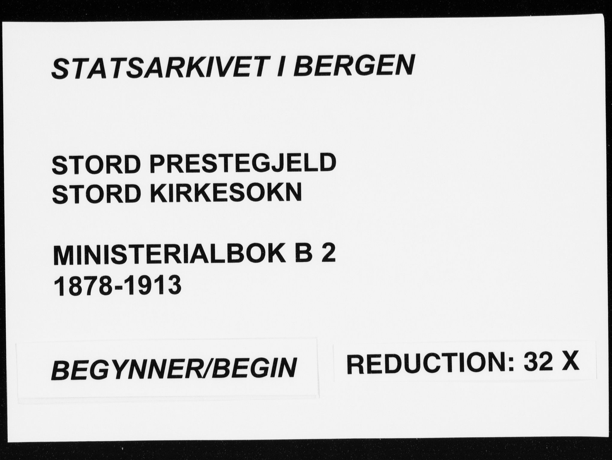 Stord sokneprestembete, SAB/A-78201/H/Haa: Parish register (official) no. B 2, 1878-1913