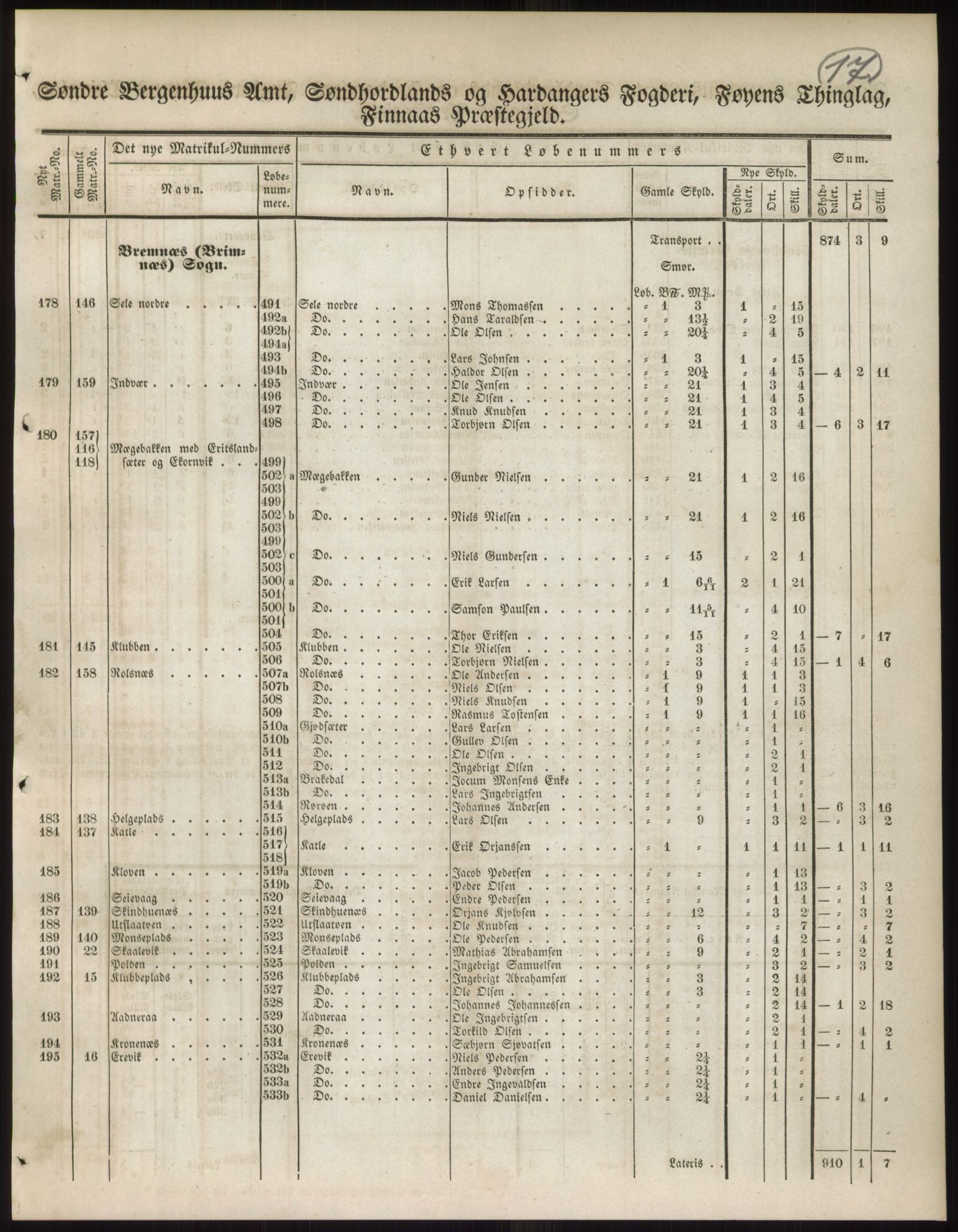 Andre publikasjoner, PUBL/PUBL-999/0002/0011: Bind 11 - Søndre Bergenhus amt: Sunnhordland og Hardanger fogderi, Stamhuset Rosendals gods og Lyse klosters gods, 1838, p. 31