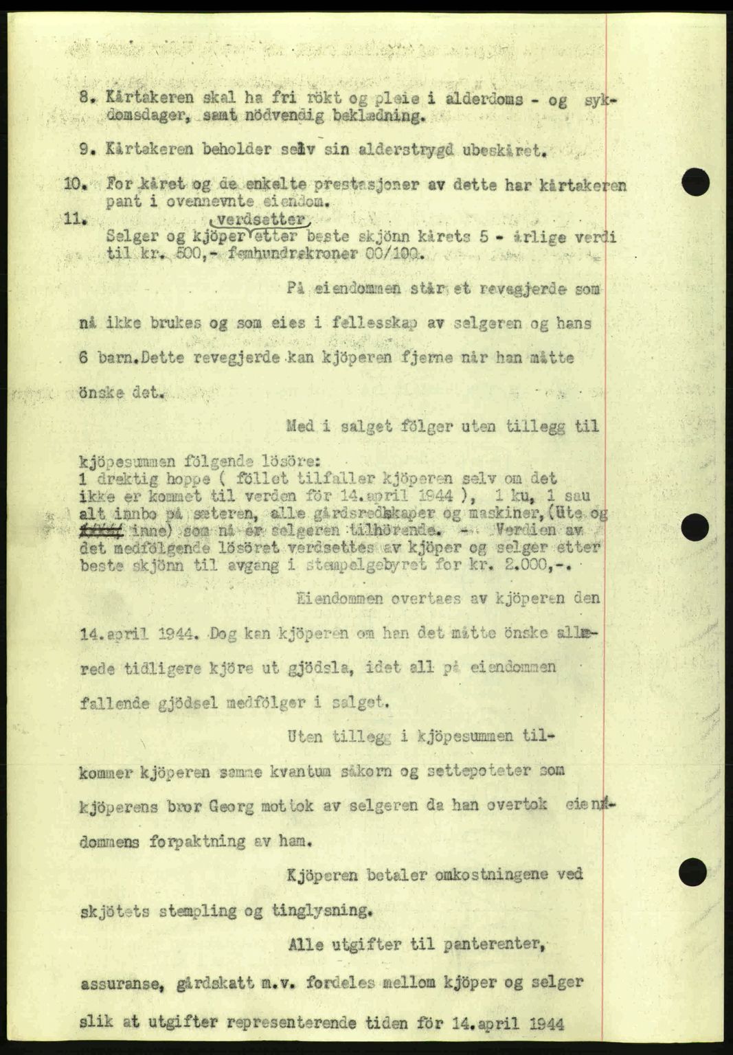 Romsdal sorenskriveri, AV/SAT-A-4149/1/2/2C: Mortgage book no. A15, 1943-1944, Diary no: : 1731/1943