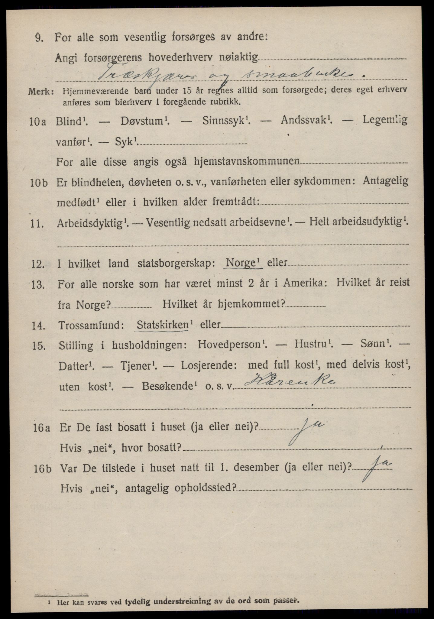 SAT, 1920 census for Eid (MR), 1920, p. 3067