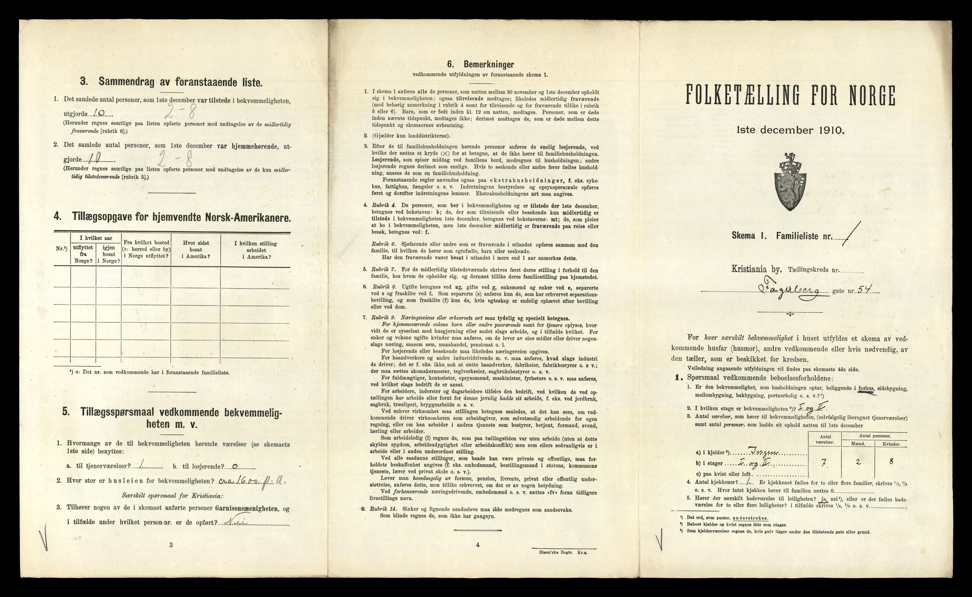 RA, 1910 census for Kristiania, 1910, p. 22963