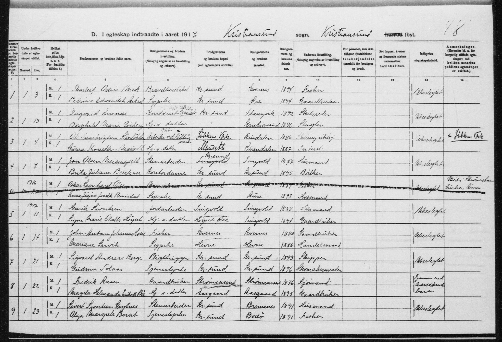 Ministerialprotokoller, klokkerbøker og fødselsregistre - Møre og Romsdal, AV/SAT-A-1454/572/L0862: Parish register (official) no. 572D06, 1917-1935