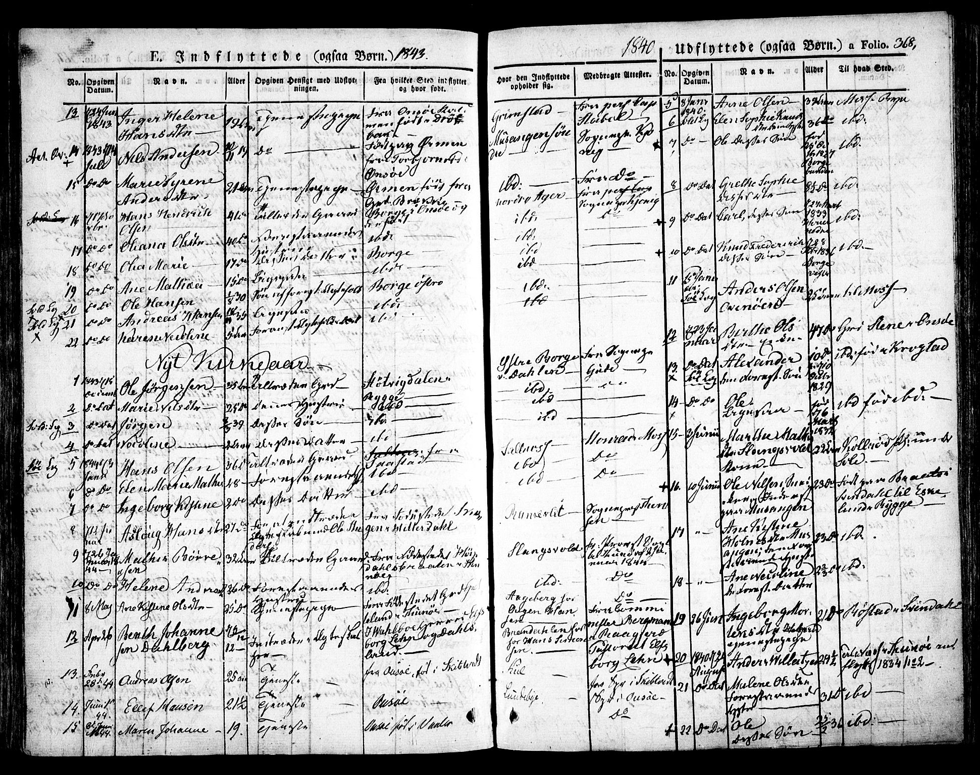 Råde prestekontor kirkebøker, SAO/A-2009/F/Fa/L0005: Parish register (official) no. 5, 1830-1853, p. 368