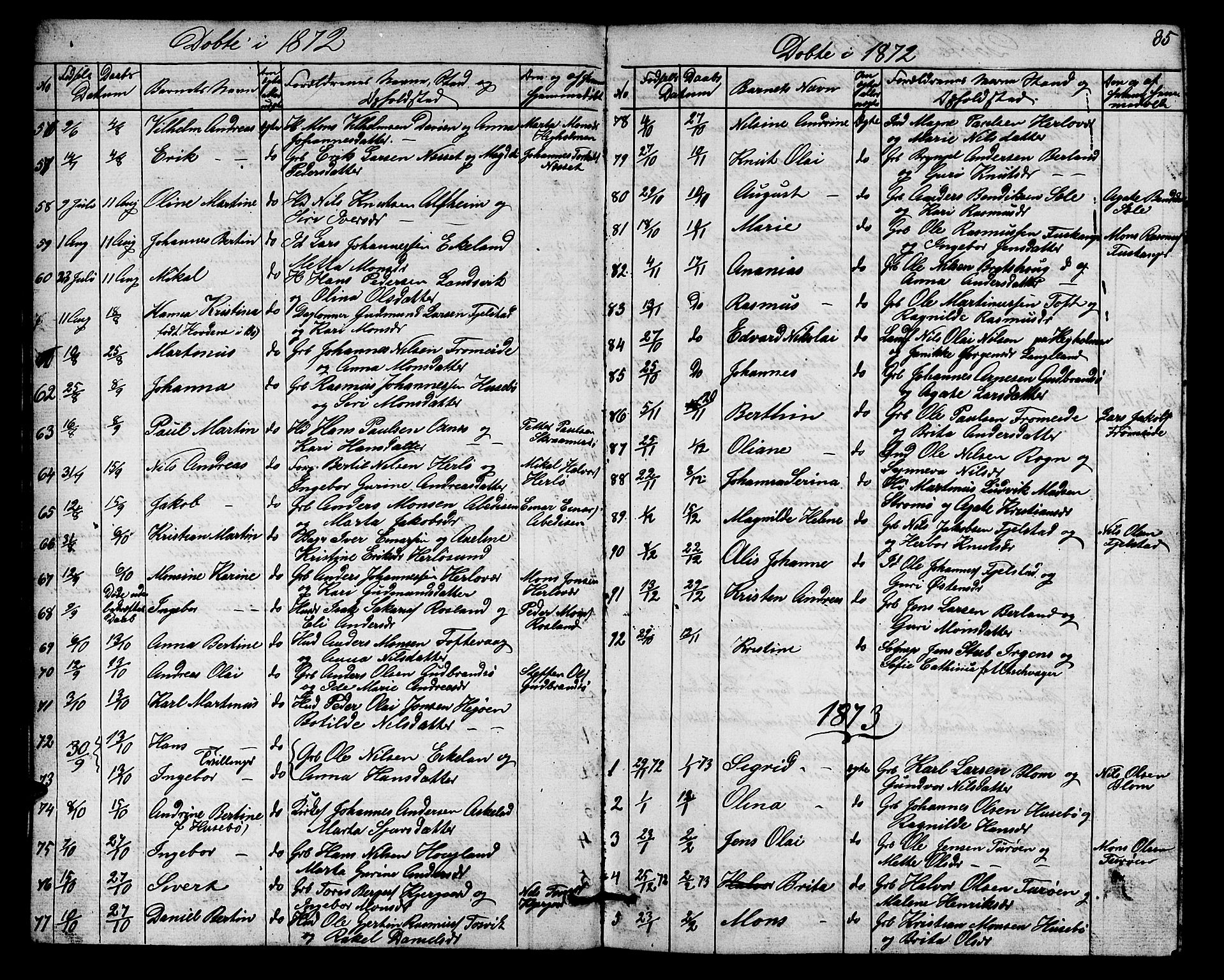 Herdla Sokneprestembete, SAB/A-75701/H/Hab: Parish register (copy) no. A 1, 1859-1880, p. 35