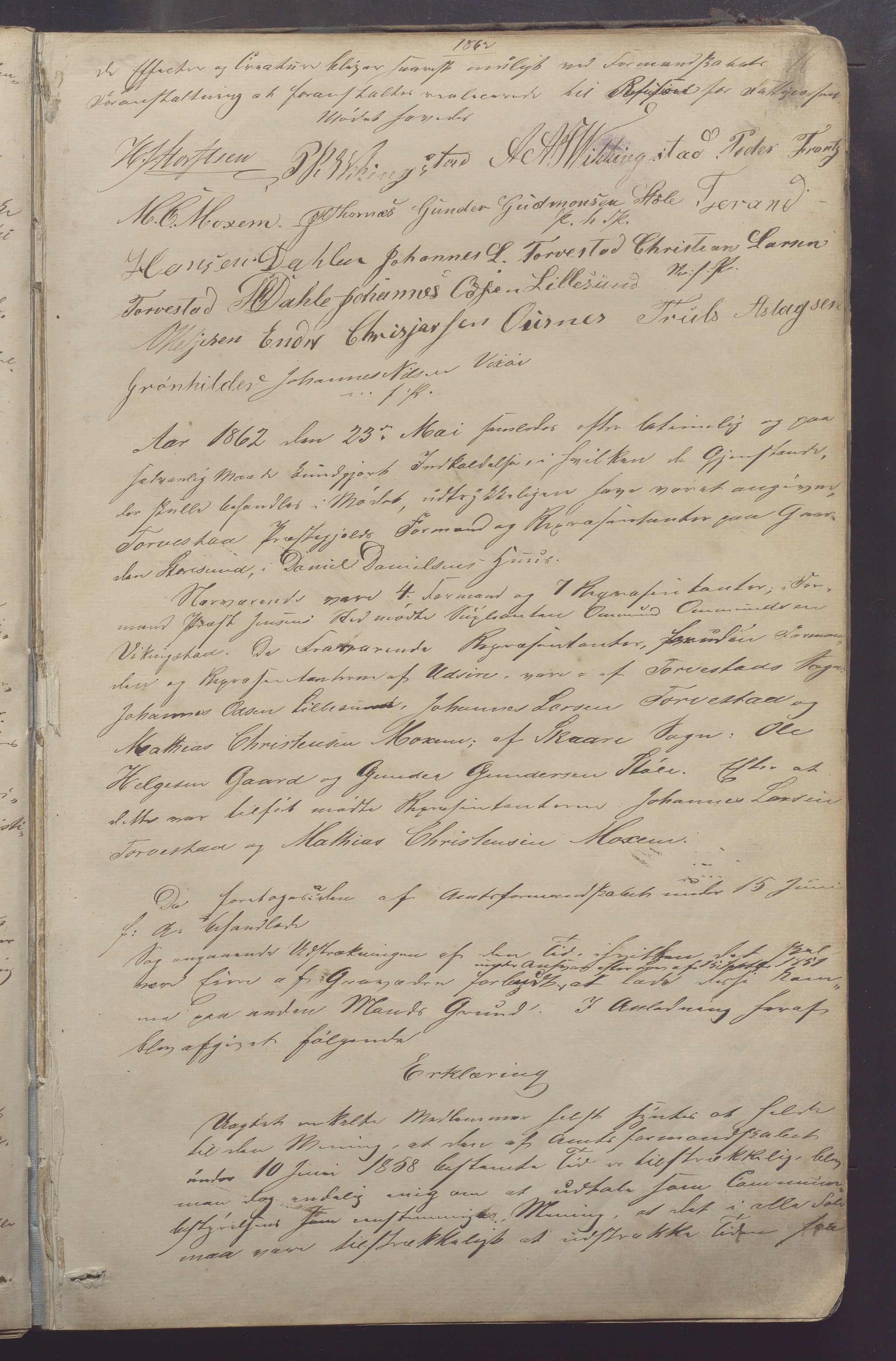 Torvastad kommune - Formannskapet, IKAR/K-101331/A/L0003: Forhandlingsprotokoll, 1861-1890, p. 10a
