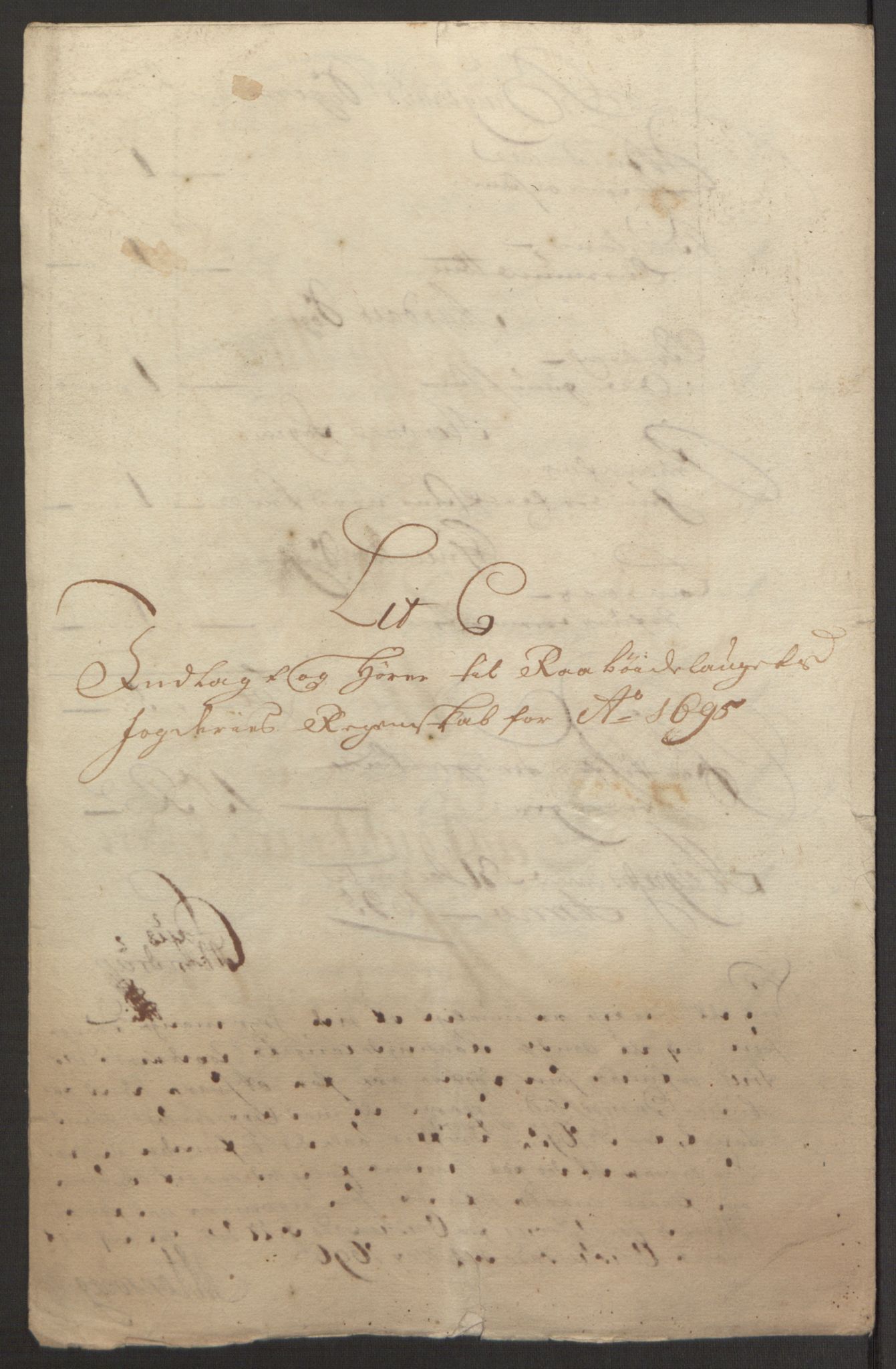 Rentekammeret inntil 1814, Reviderte regnskaper, Fogderegnskap, RA/EA-4092/R40/L2444: Fogderegnskap Råbyggelag, 1693-1696, p. 228