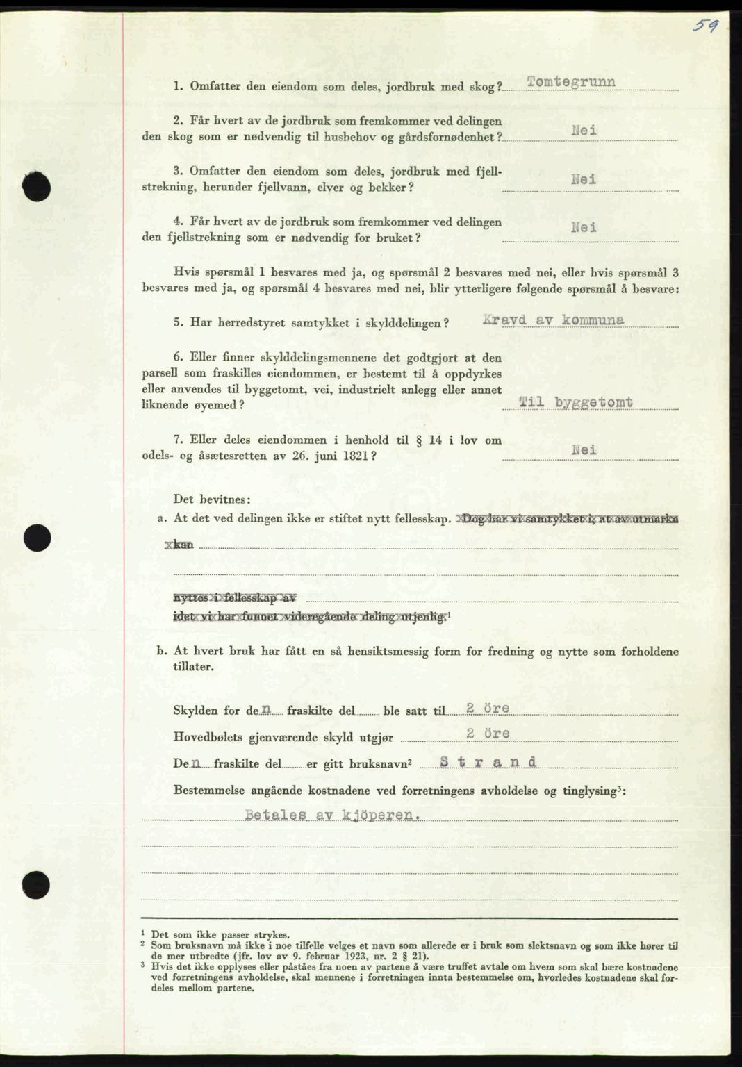 Nordmøre sorenskriveri, AV/SAT-A-4132/1/2/2Ca: Mortgage book no. A114, 1950-1950, Diary no: : 434/1950