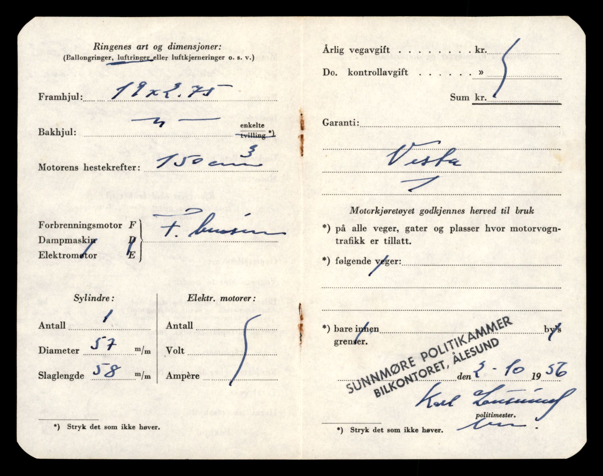 Møre og Romsdal vegkontor - Ålesund trafikkstasjon, AV/SAT-A-4099/F/Fe/L0040: Registreringskort for kjøretøy T 13531 - T 13709, 1927-1998, p. 632