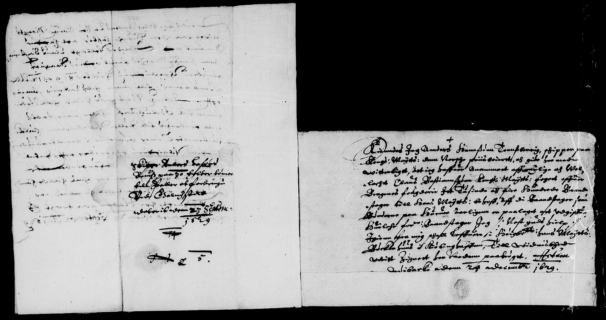 Rentekammeret inntil 1814, Reviderte regnskaper, Lensregnskaper, AV/RA-EA-5023/R/Rb/Rba/L0095: Akershus len, 1629-1630