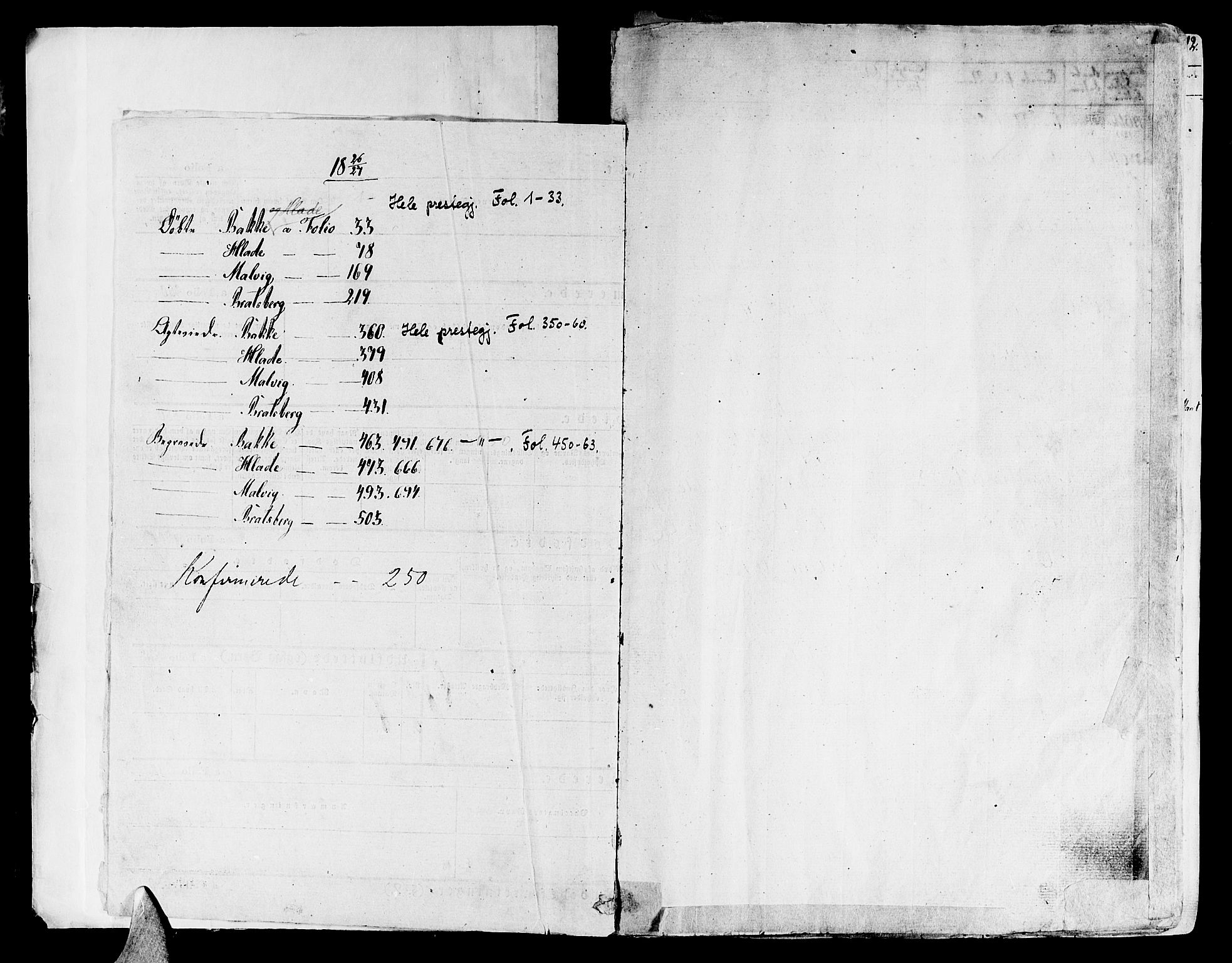Ministerialprotokoller, klokkerbøker og fødselsregistre - Sør-Trøndelag, SAT/A-1456/606/L0288: Parish register (official) no. 606A04 /3, 1826-1840, p. 1