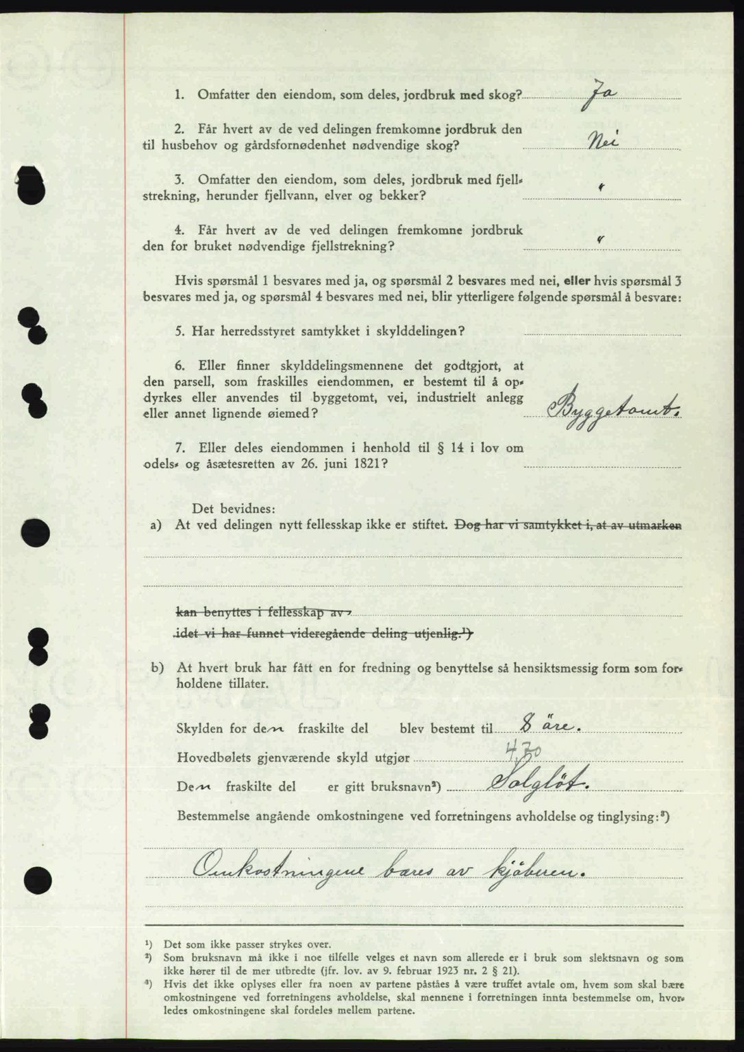 Nedenes sorenskriveri, AV/SAK-1221-0006/G/Gb/Gba/L0054: Mortgage book no. A6c, 1946-1946, Diary no: : 182/1946