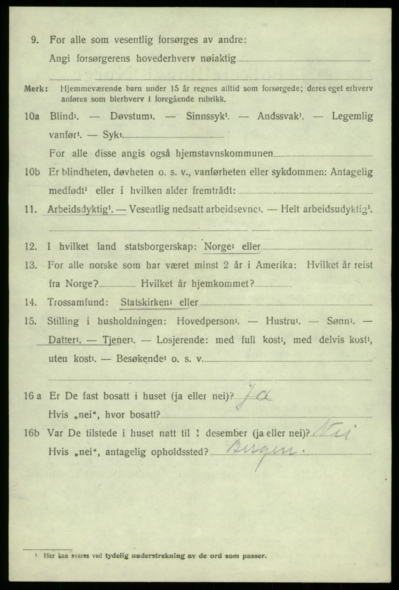 SAB, 1920 census for Hålandsdal, 1920, p. 467