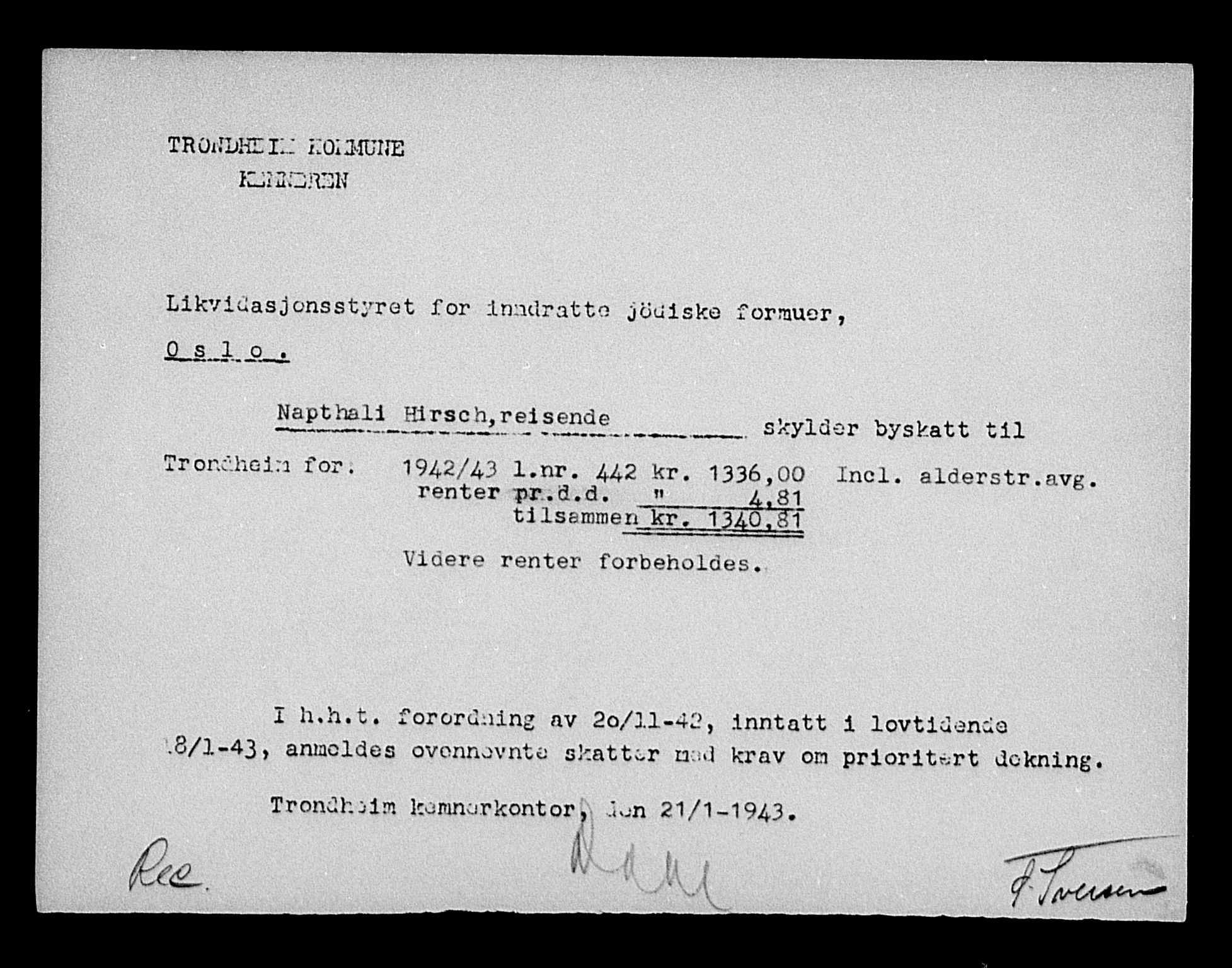 Justisdepartementet, Tilbakeføringskontoret for inndratte formuer, RA/S-1564/H/Hc/Hca/L0896: --, 1945-1947, p. 292