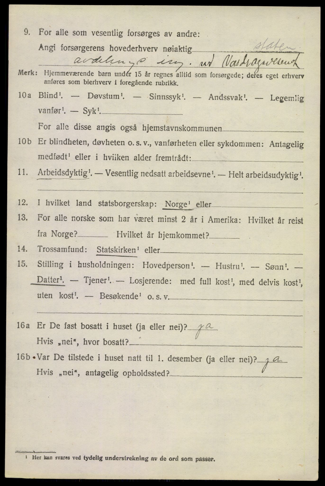 SAKO, 1920 census for Nore, 1920, p. 4015