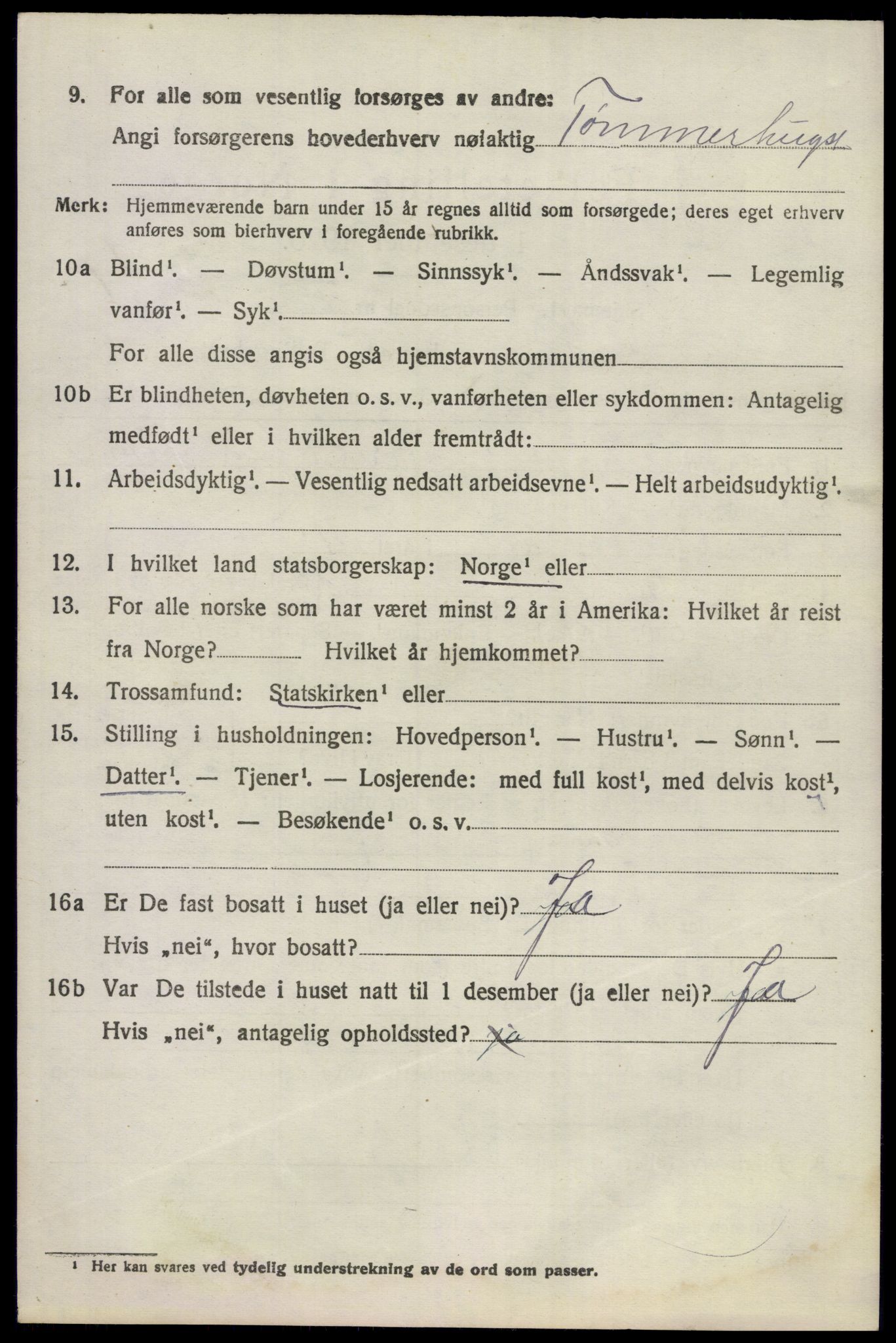 SAKO, 1920 census for Ådal, 1920, p. 5029