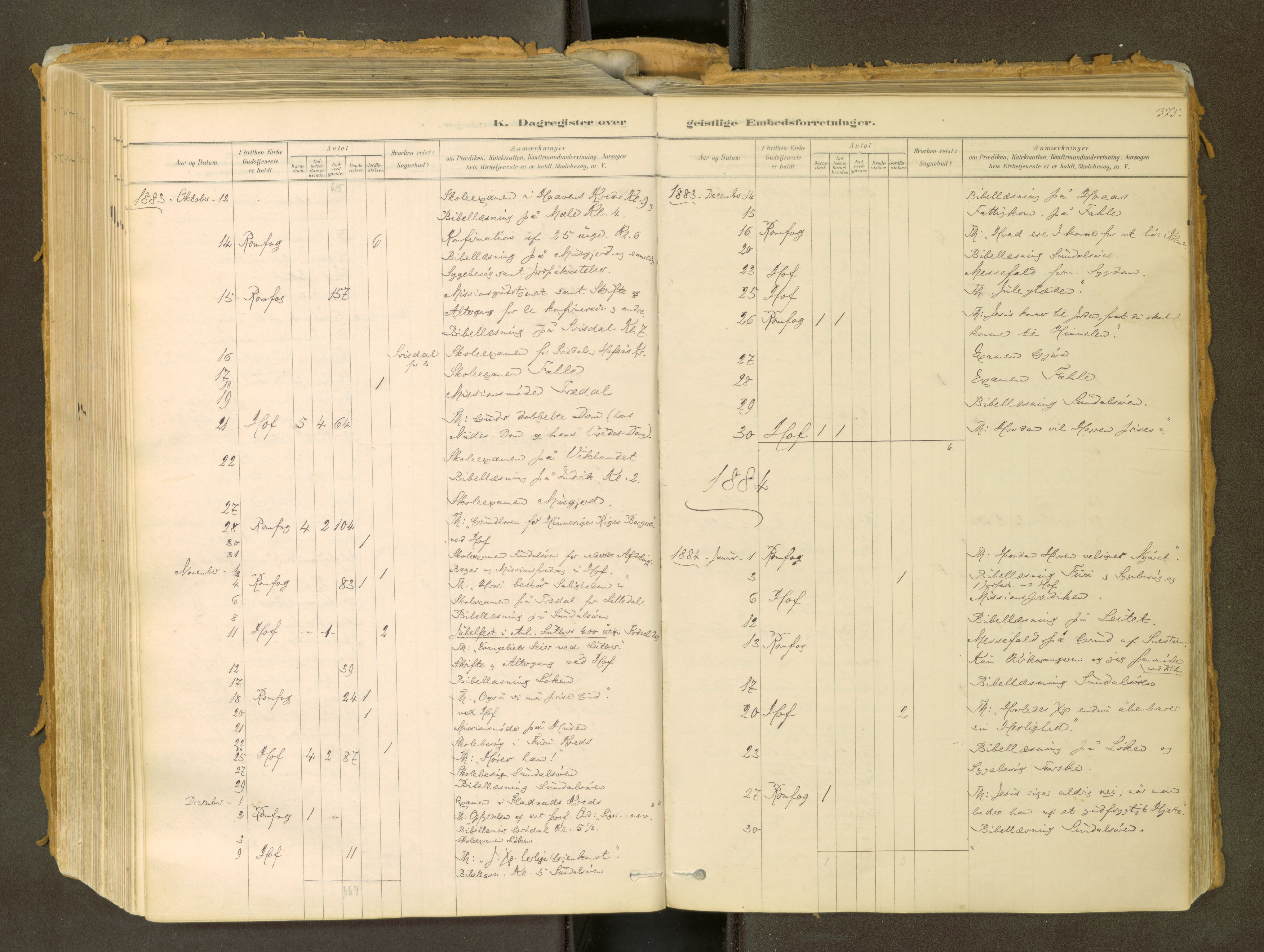 Sunndal sokneprestkontor, SAT/A-1085/1/I/I1/I1a: Parish register (official) no. 2, 1877-1914, p. 375