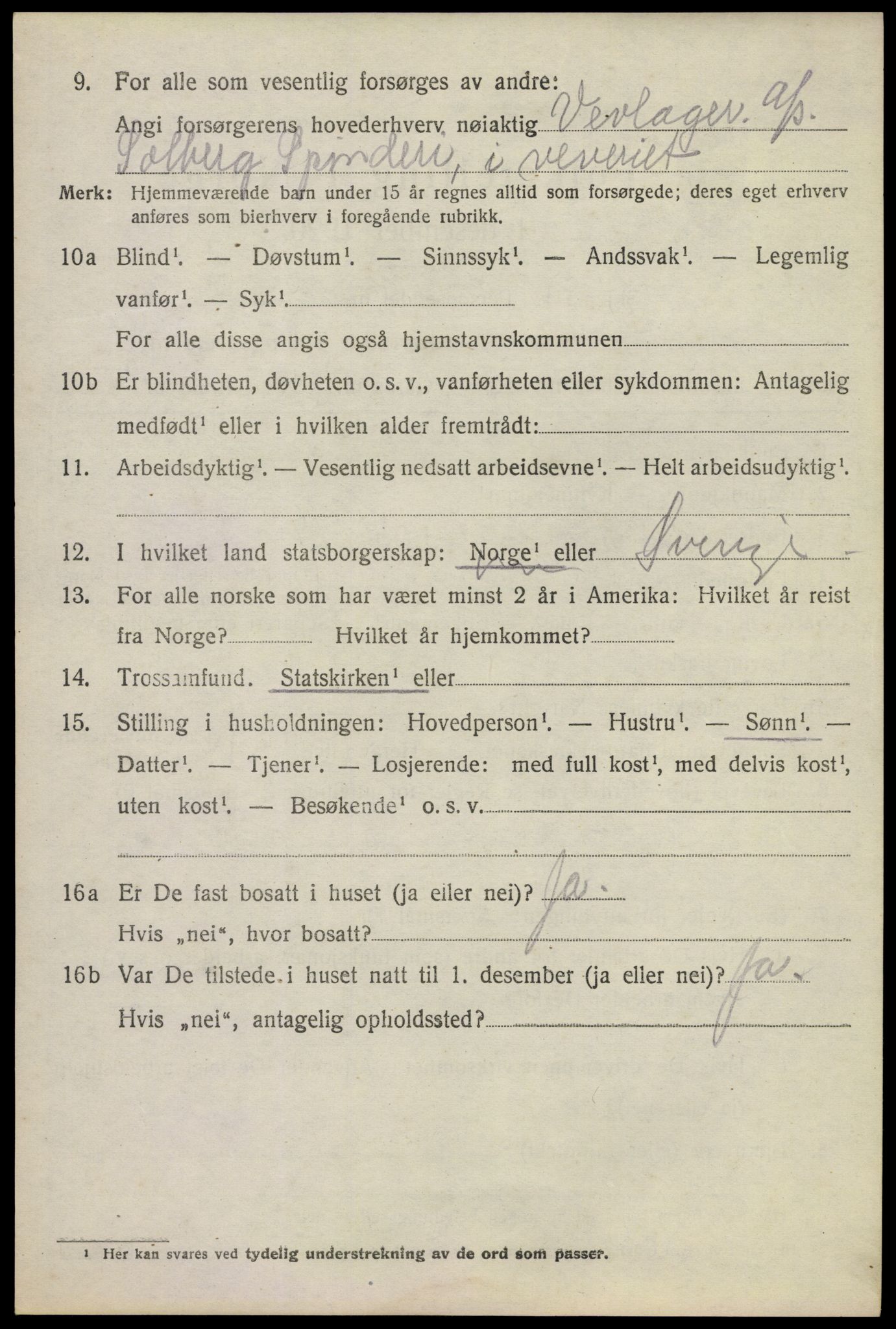 SAKO, 1920 census for Nedre Eiker, 1920, p. 3850