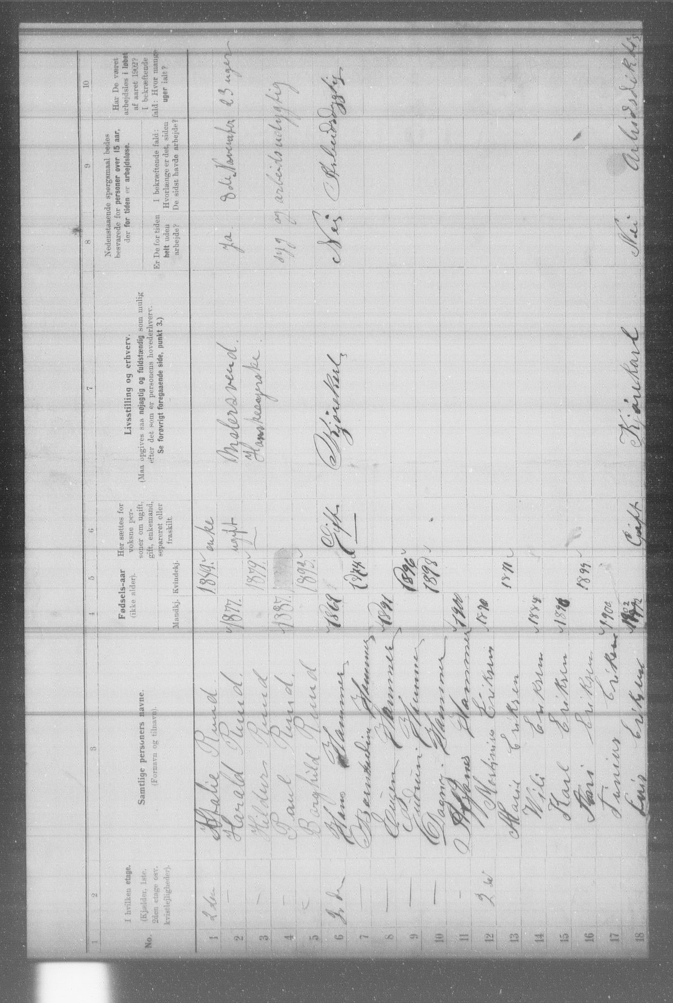 OBA, Municipal Census 1902 for Kristiania, 1902, p. 6804