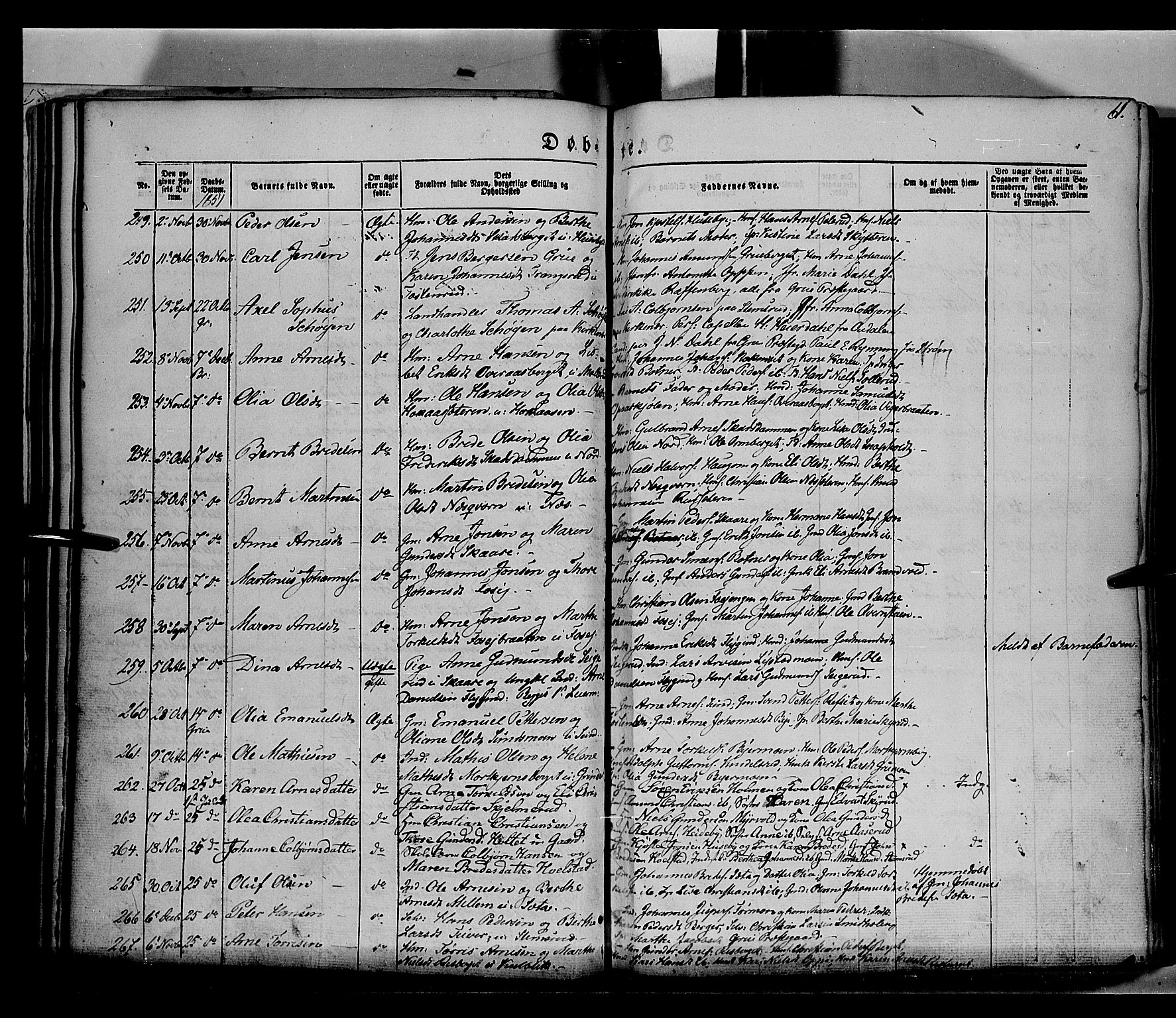 Grue prestekontor, AV/SAH-PREST-036/H/Ha/Haa/L0008: Parish register (official) no. 8, 1847-1858, p. 61