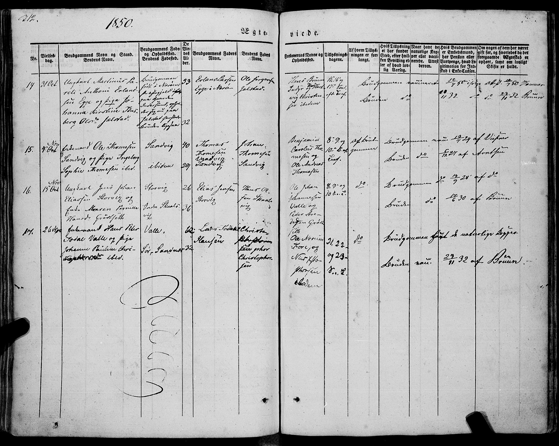 Ministerialprotokoller, klokkerbøker og fødselsregistre - Nordland, AV/SAT-A-1459/805/L0097: Parish register (official) no. 805A04, 1837-1861, p. 312