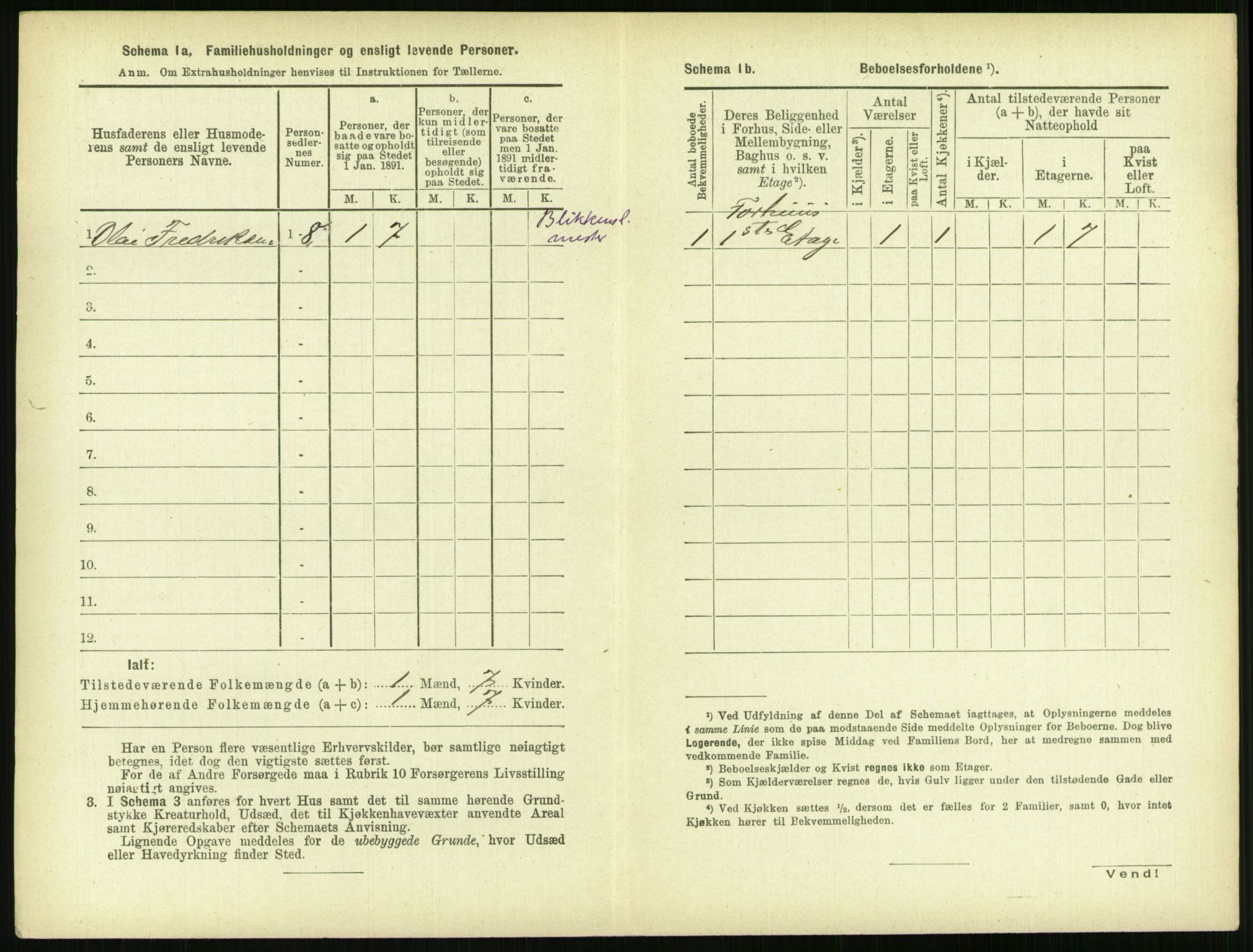 RA, 1891 census for 1103 Stavanger, 1891, p. 1880