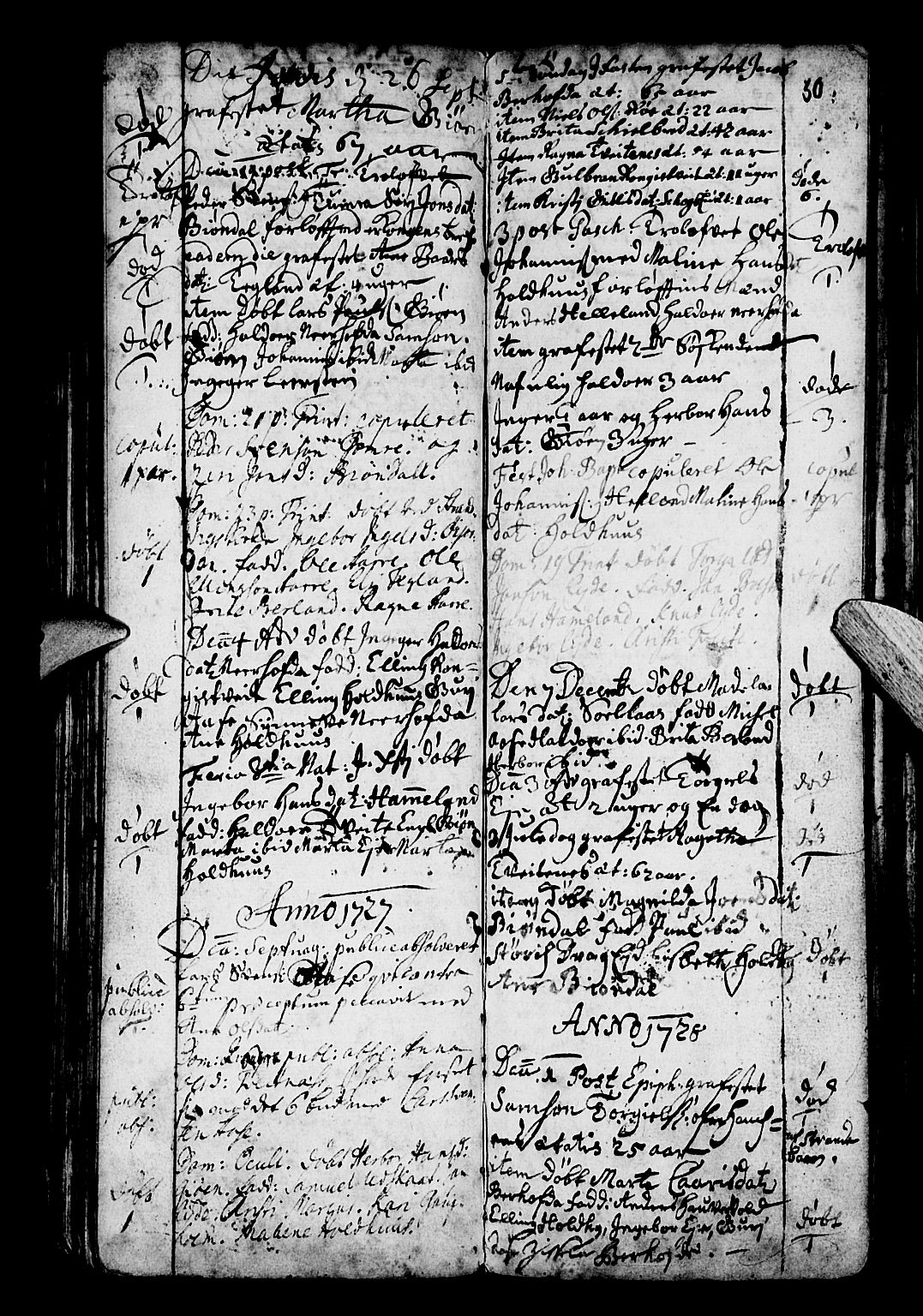 Os sokneprestembete, SAB/A-99929: Parish register (official) no. A 3, 1669-1760, p. 50