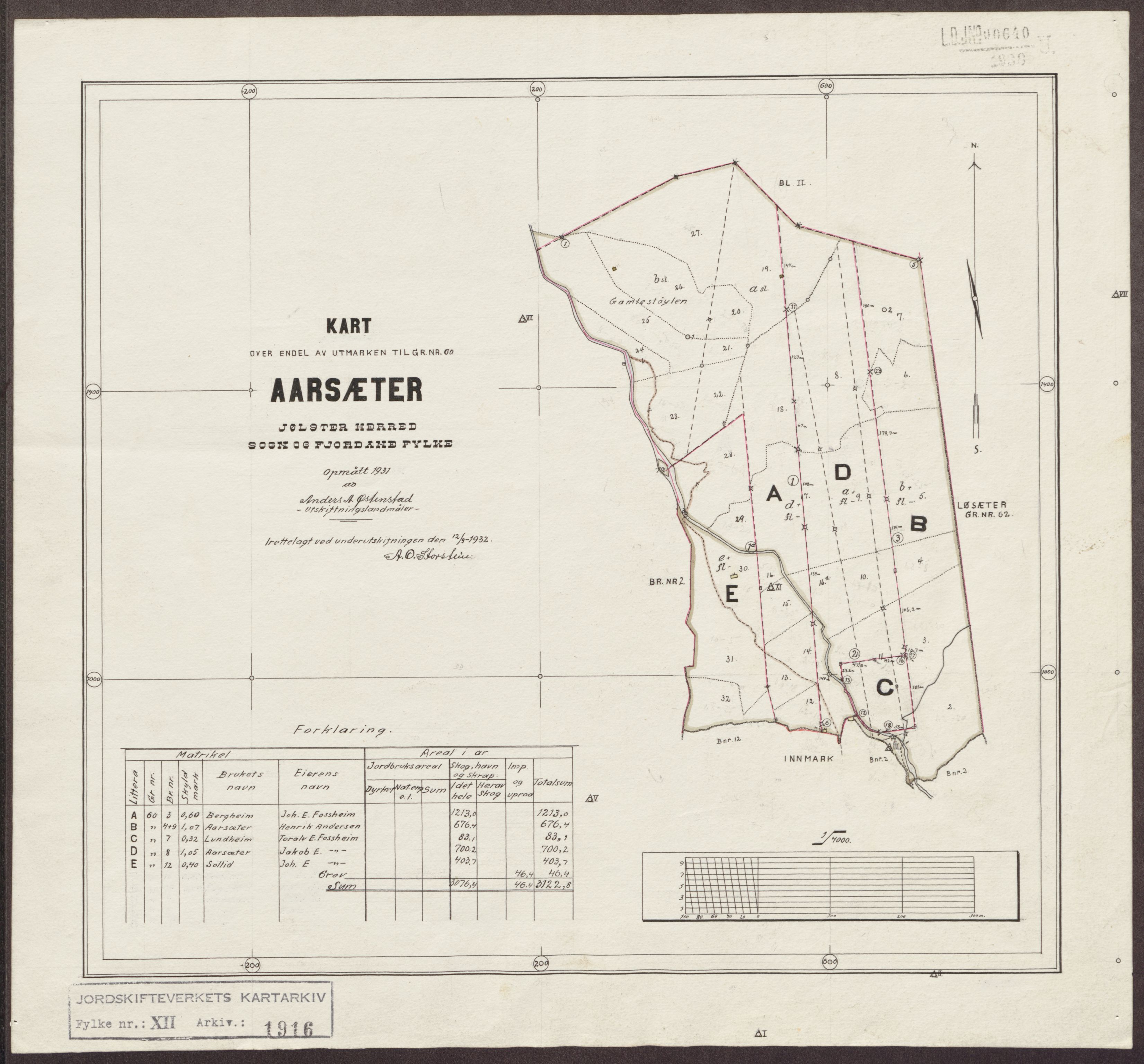 Jordskifteverkets kartarkiv, RA/S-3929/T, 1859-1988, p. 2295