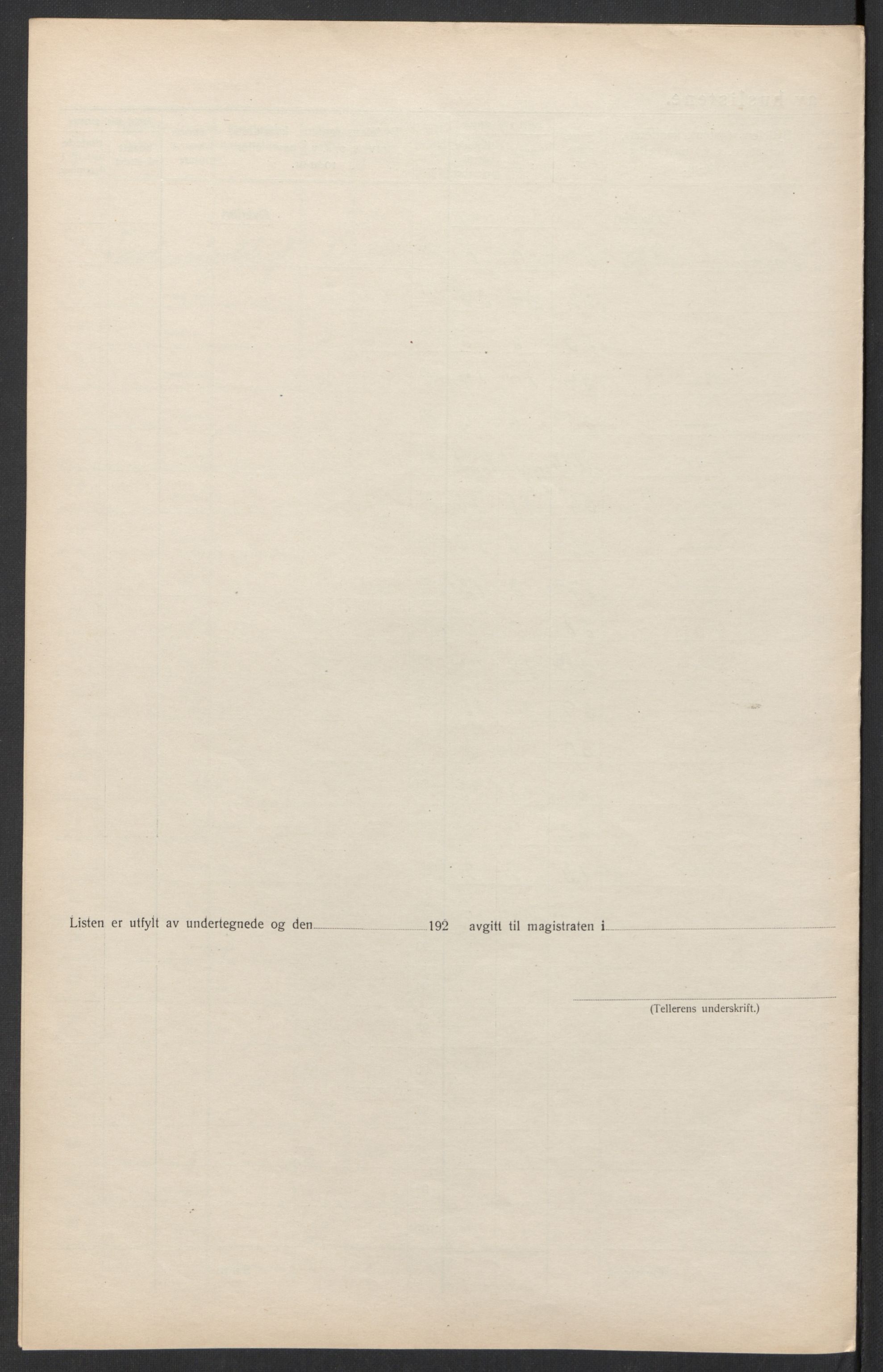 SAK, 1920 census for Kristiansand, 1920, p. 127