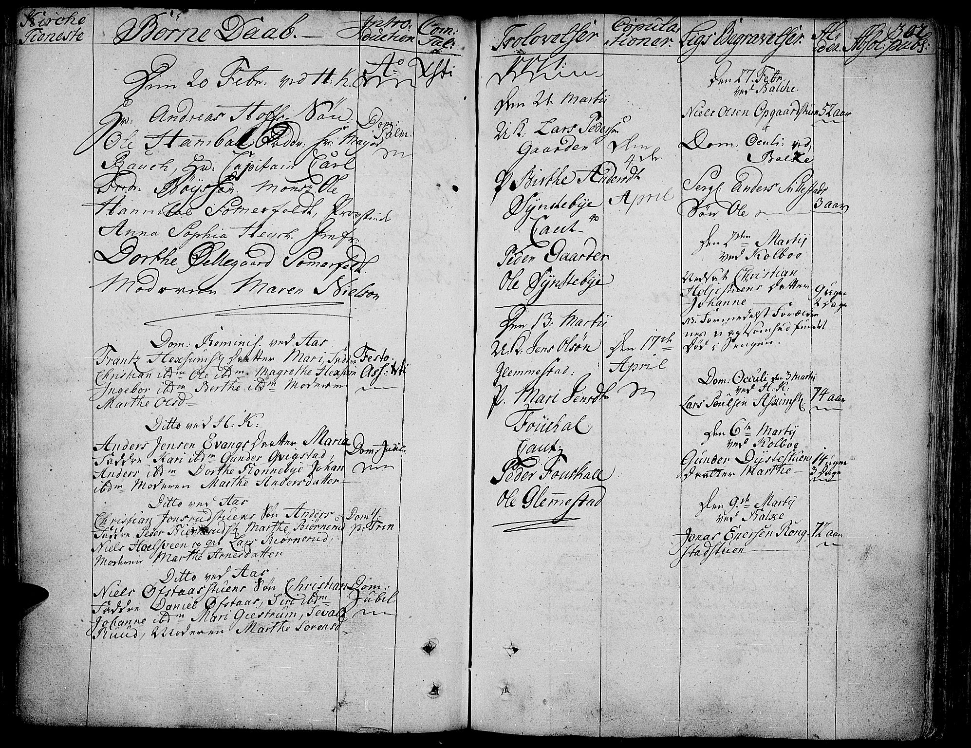 Toten prestekontor, AV/SAH-PREST-102/H/Ha/Haa/L0005: Parish register (official) no. 5, 1761-1772, p. 302