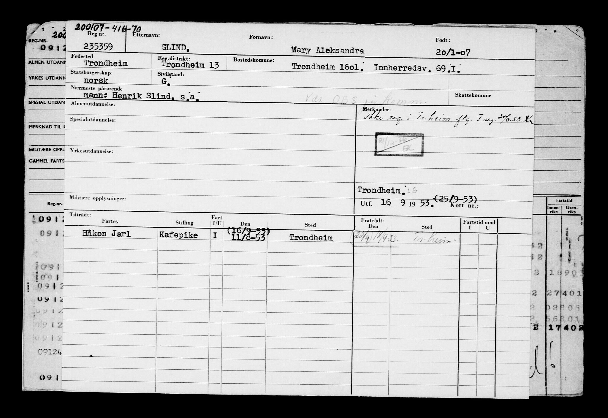 Direktoratet for sjømenn, AV/RA-S-3545/G/Gb/L0069: Hovedkort, 1907, p. 258