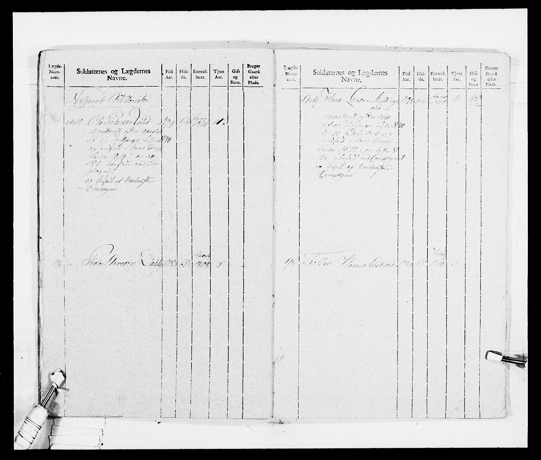 Generalitets- og kommissariatskollegiet, Det kongelige norske kommissariatskollegium, AV/RA-EA-5420/E/Eh/L0035: Nordafjelske gevorbne infanteriregiment, 1812-1813, p. 222