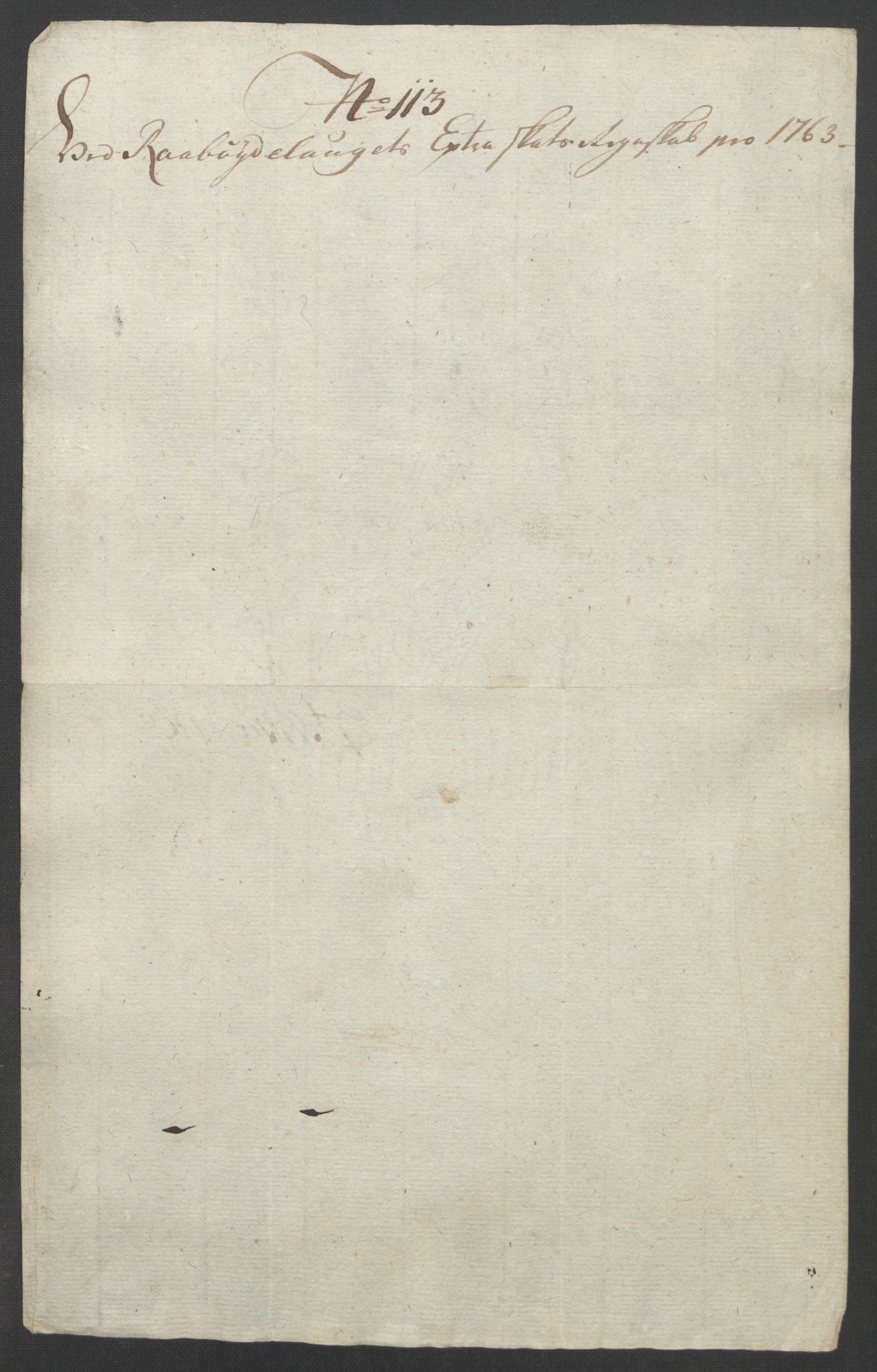 Rentekammeret inntil 1814, Reviderte regnskaper, Fogderegnskap, AV/RA-EA-4092/R40/L2517: Ekstraskatten Råbyggelag, 1762-1763, p. 543