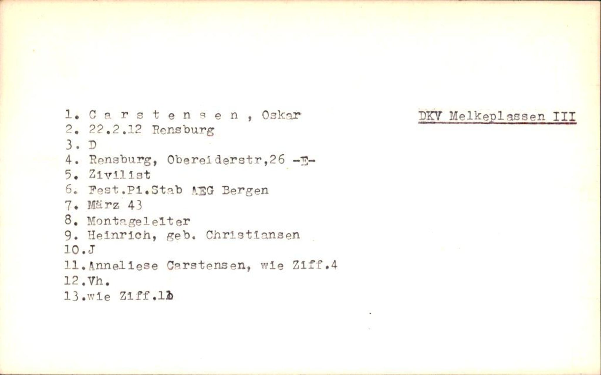 Hjemsendte tyskere , RA/RAFA-6487/D/Da/L0001: Abel- Glazel, 1945-1947, p. 616