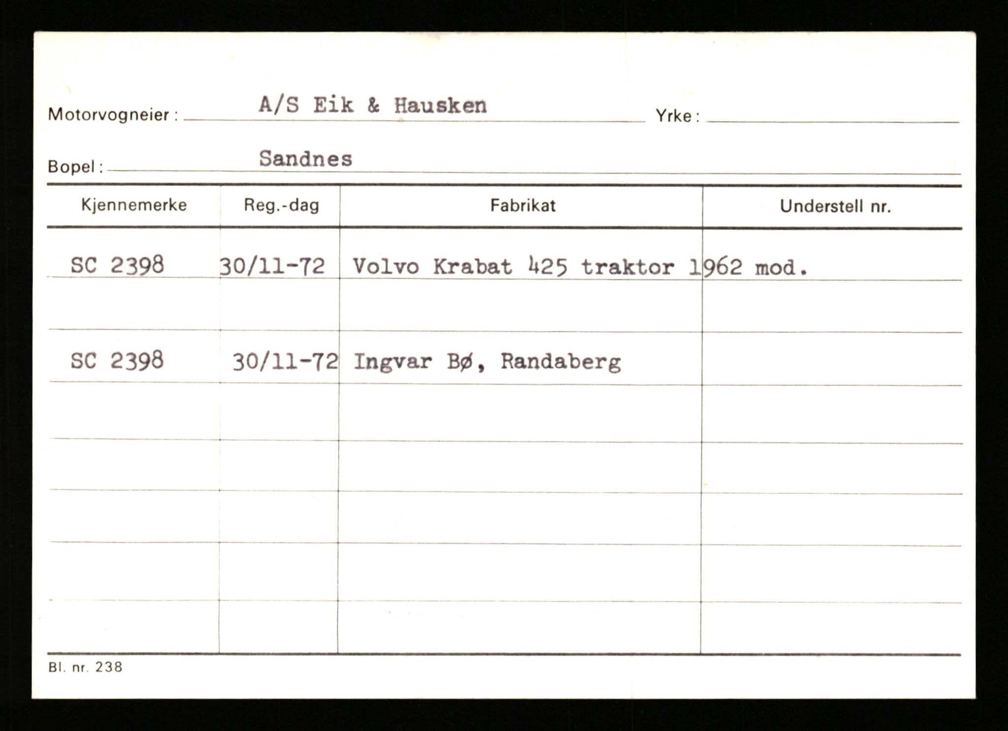 Stavanger trafikkstasjon, AV/SAST-A-101942/0/G/L0001: Registreringsnummer: 0 - 5782, 1930-1971, p. 1635