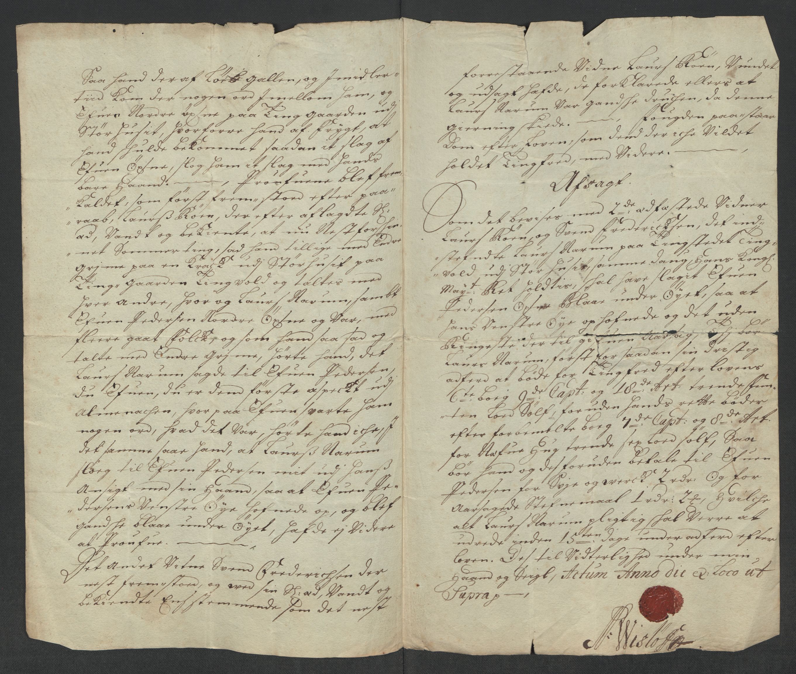 Rentekammeret inntil 1814, Reviderte regnskaper, Fogderegnskap, AV/RA-EA-4092/R18/L1309: Fogderegnskap Hadeland, Toten og Valdres, 1712, p. 423