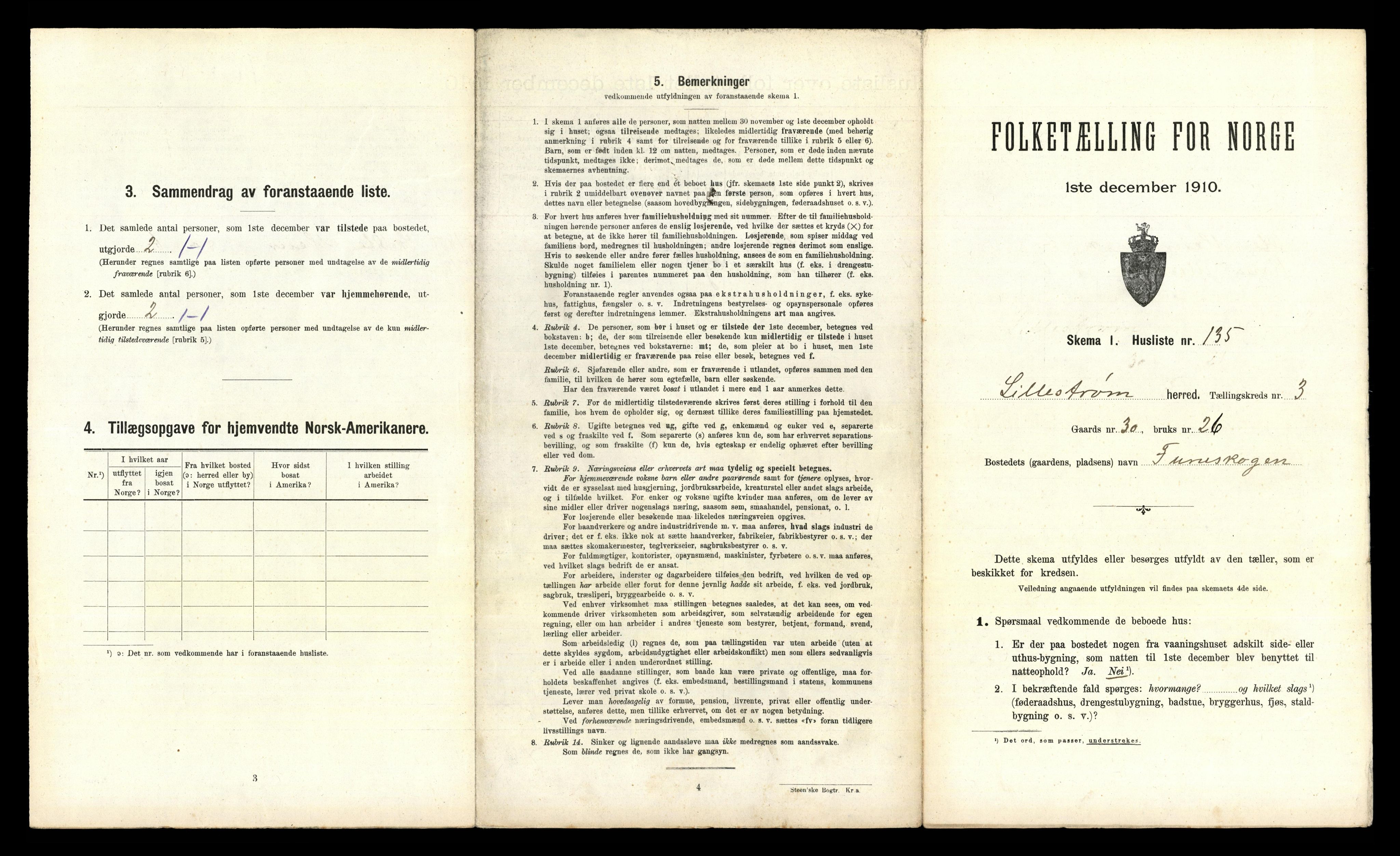 RA, 1910 census for Lillestrøm, 1910, p. 797