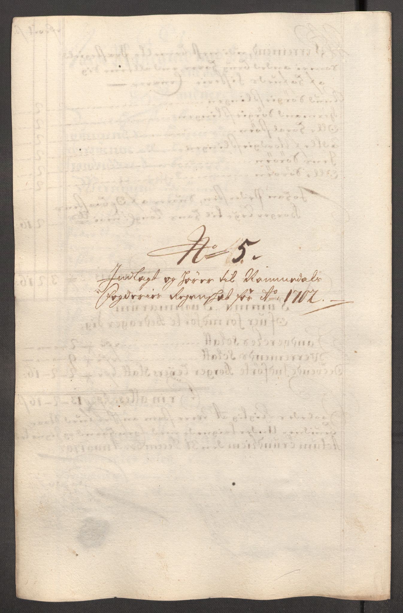 Rentekammeret inntil 1814, Reviderte regnskaper, Fogderegnskap, AV/RA-EA-4092/R64/L4427: Fogderegnskap Namdal, 1701-1702, p. 284