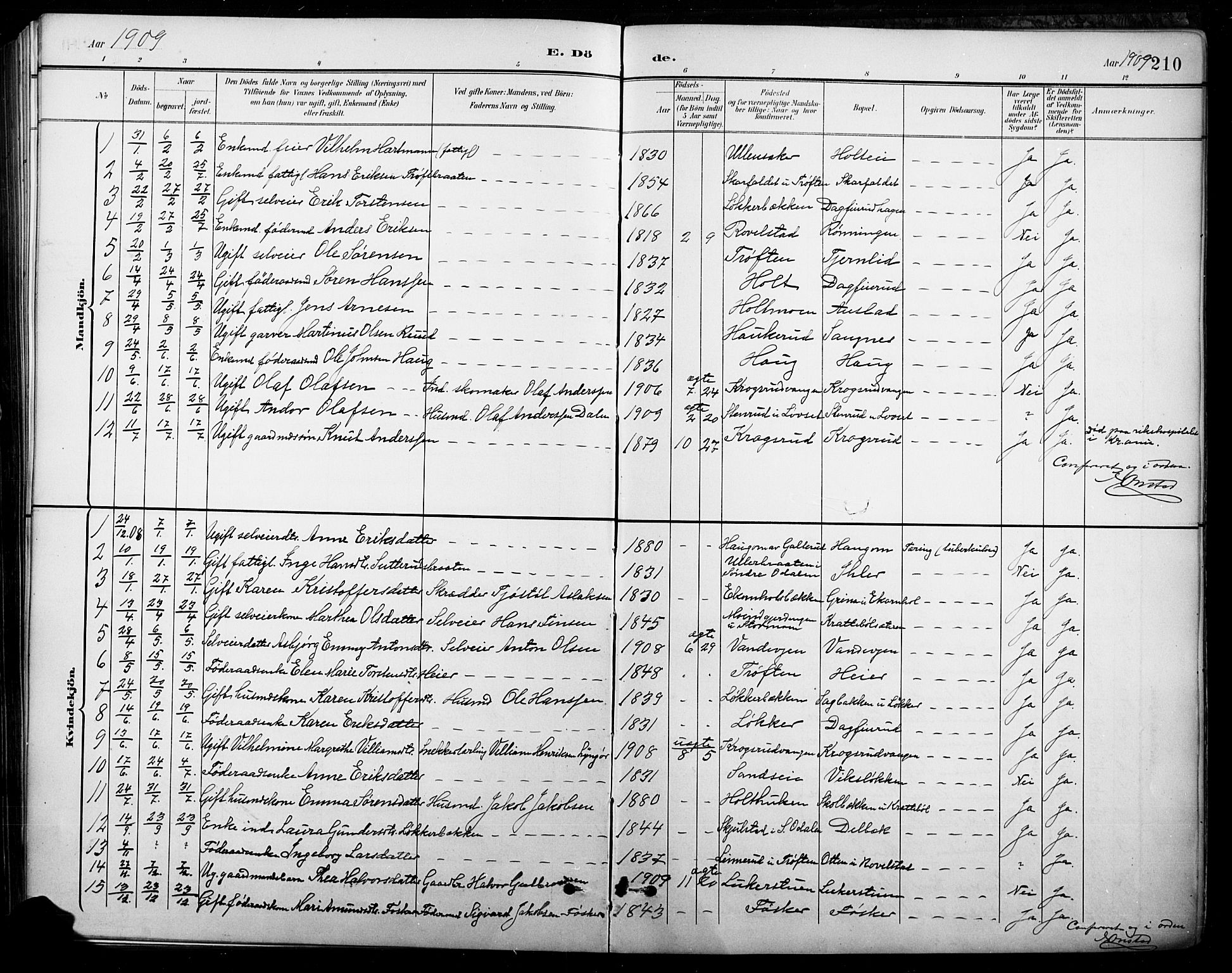 Nord-Odal prestekontor, AV/SAH-PREST-032/H/Ha/Hab/L0003: Parish register (copy) no. 3, 1895-1923, p. 210