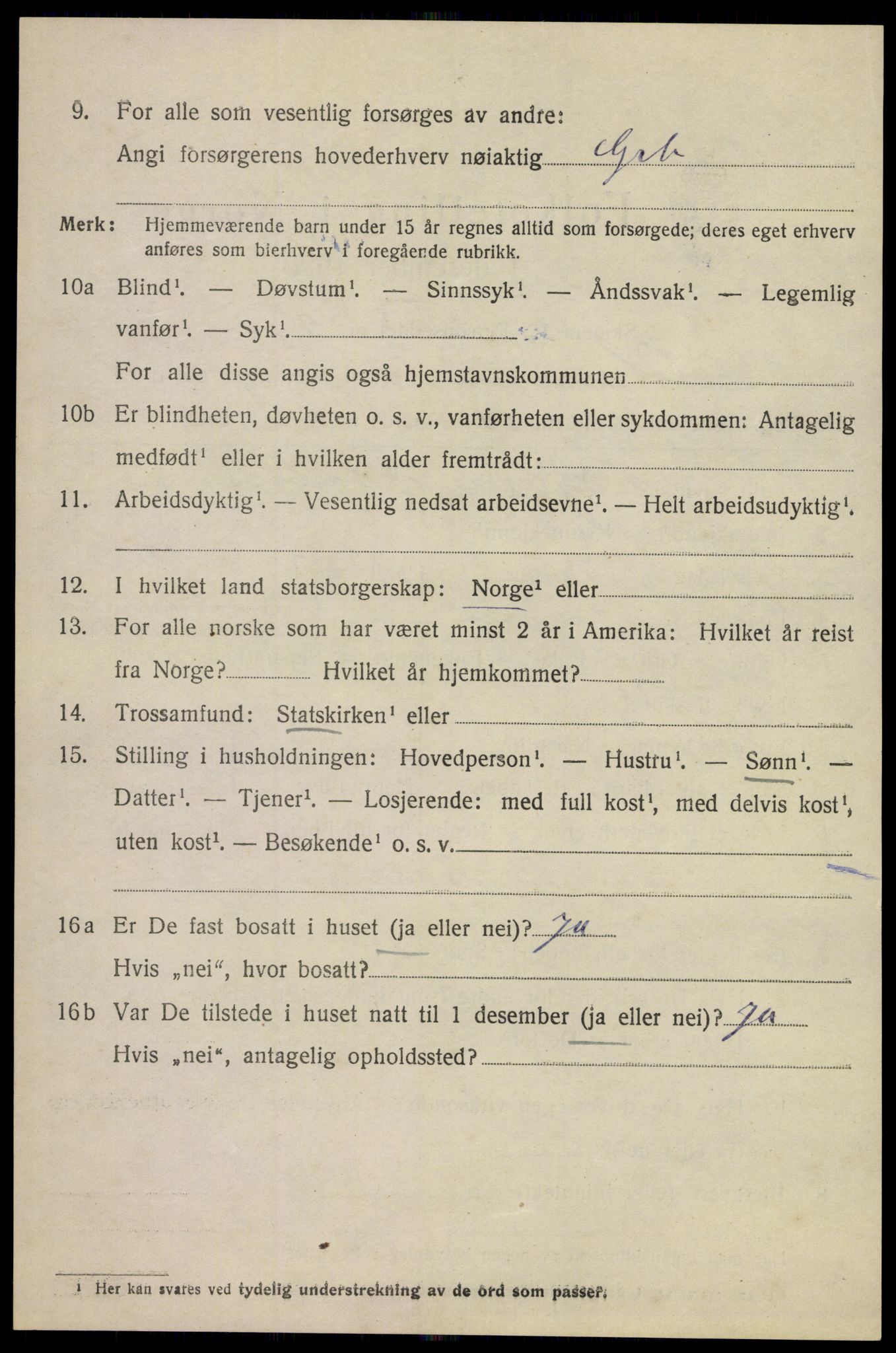 SAKO, 1920 census for Hurum, 1920, p. 6325