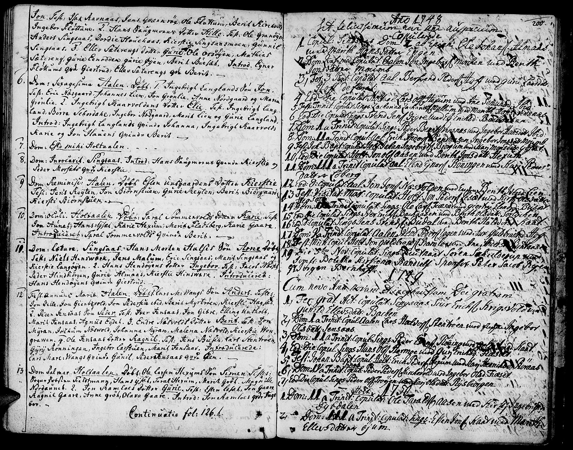 Ministerialprotokoller, klokkerbøker og fødselsregistre - Sør-Trøndelag, SAT/A-1456/685/L0952: Parish register (official) no. 685A01, 1745-1804, p. 200