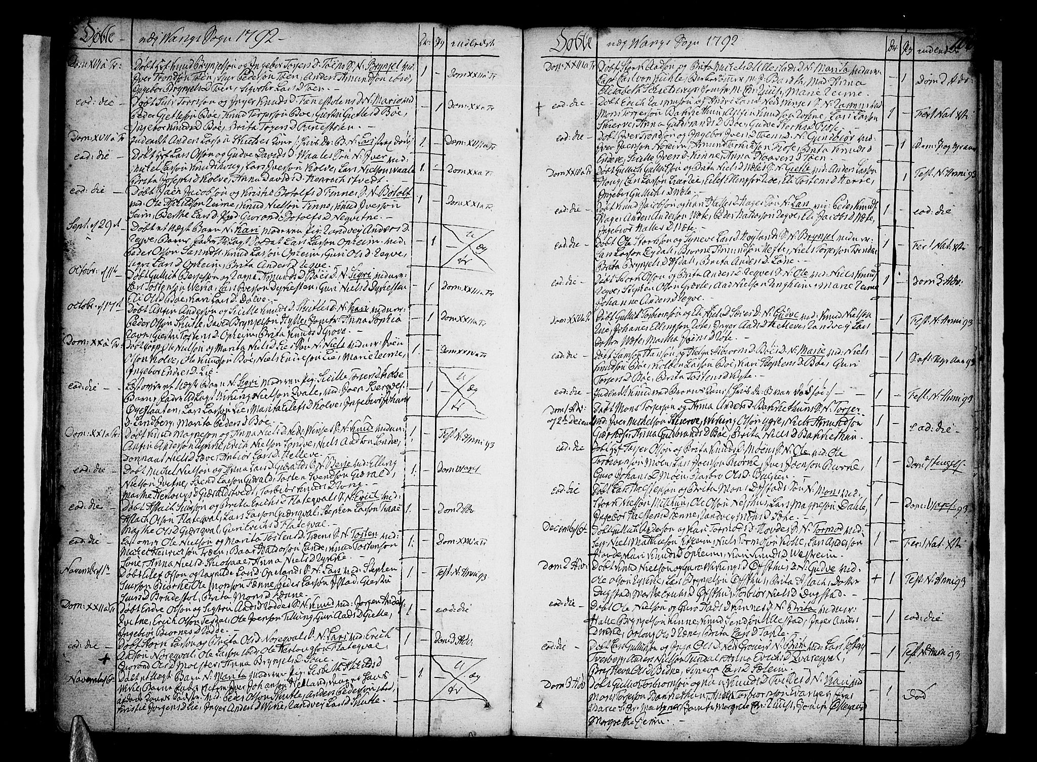 Voss sokneprestembete, AV/SAB-A-79001/H/Haa: Parish register (official) no. A 9, 1780-1810, p. 106