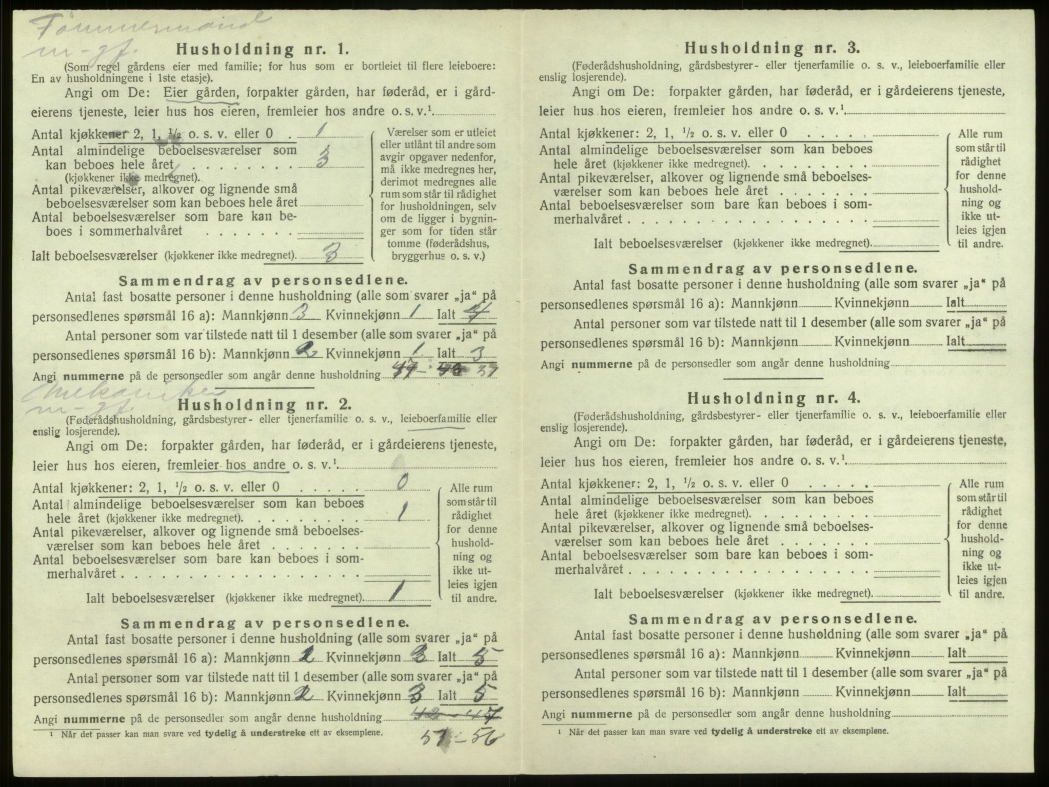 SAB, 1920 census for Kinn, 1920, p. 417