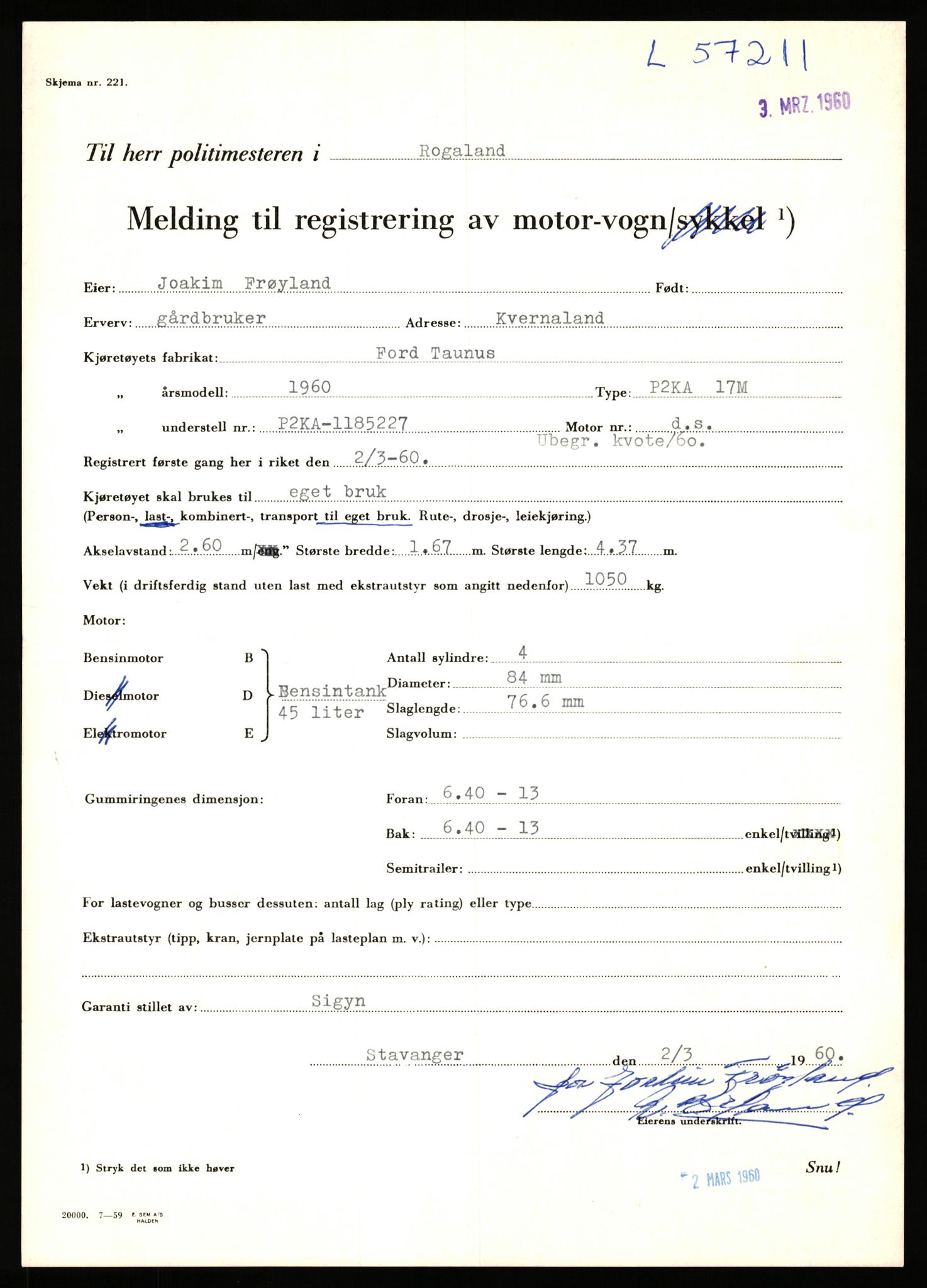 Stavanger trafikkstasjon, AV/SAST-A-101942/0/F/L0057: L-57200 - L-57999, 1930-1971, p. 35