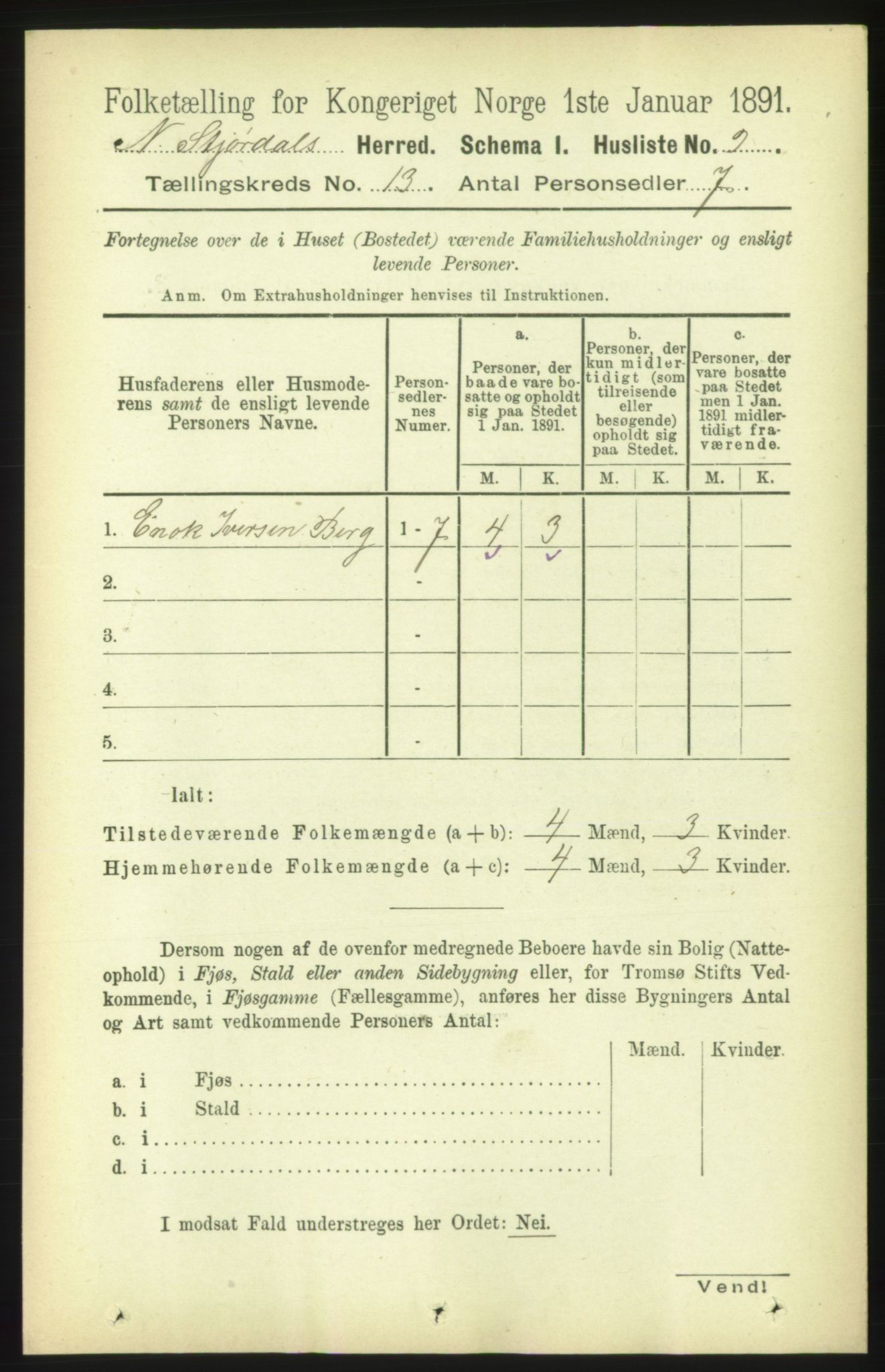 RA, 1891 census for 1714 Nedre Stjørdal, 1891, p. 6184