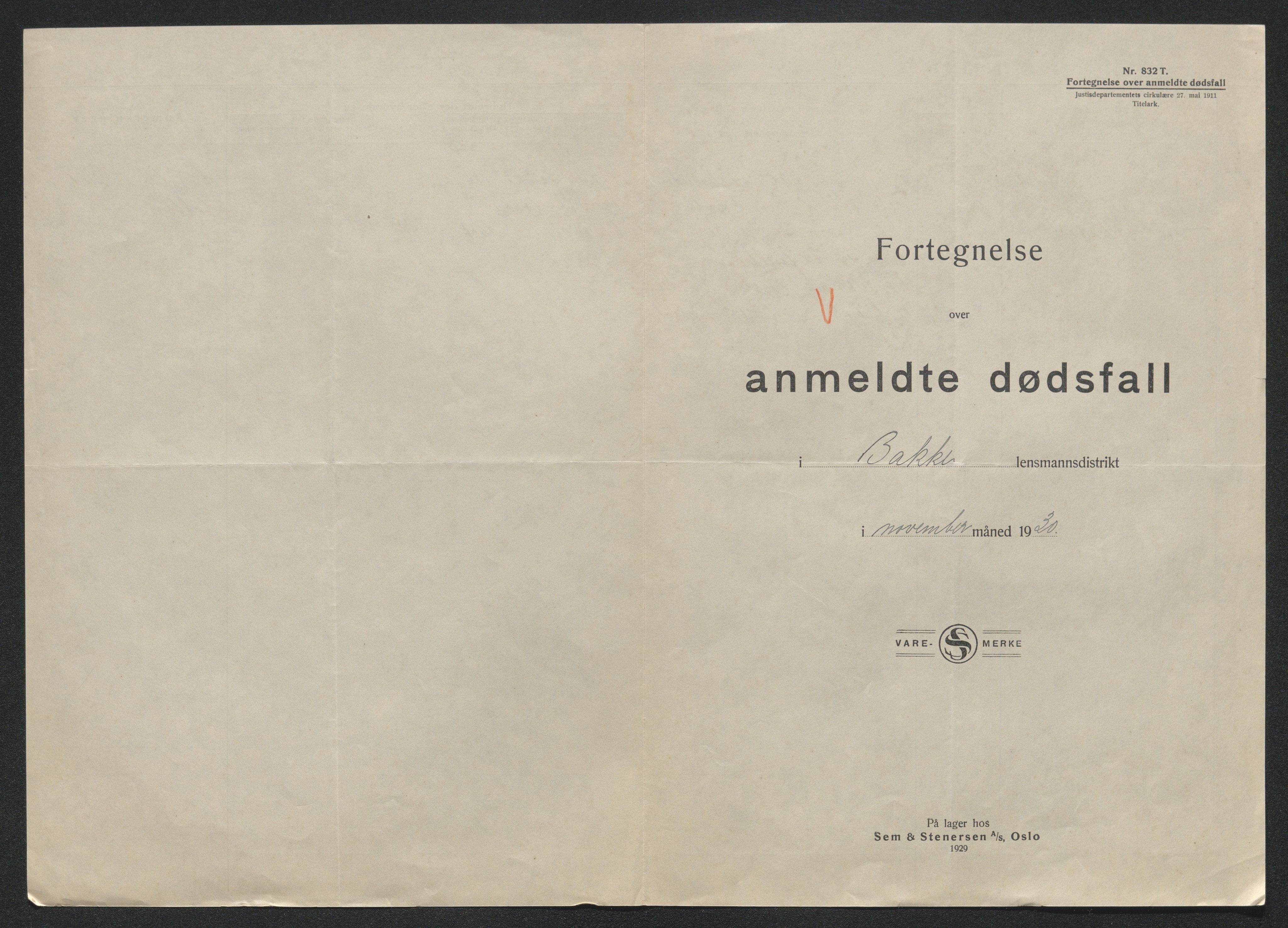 Eiker, Modum og Sigdal sorenskriveri, AV/SAKO-A-123/H/Ha/Hab/L0046: Dødsfallsmeldinger, 1930-1931, p. 474