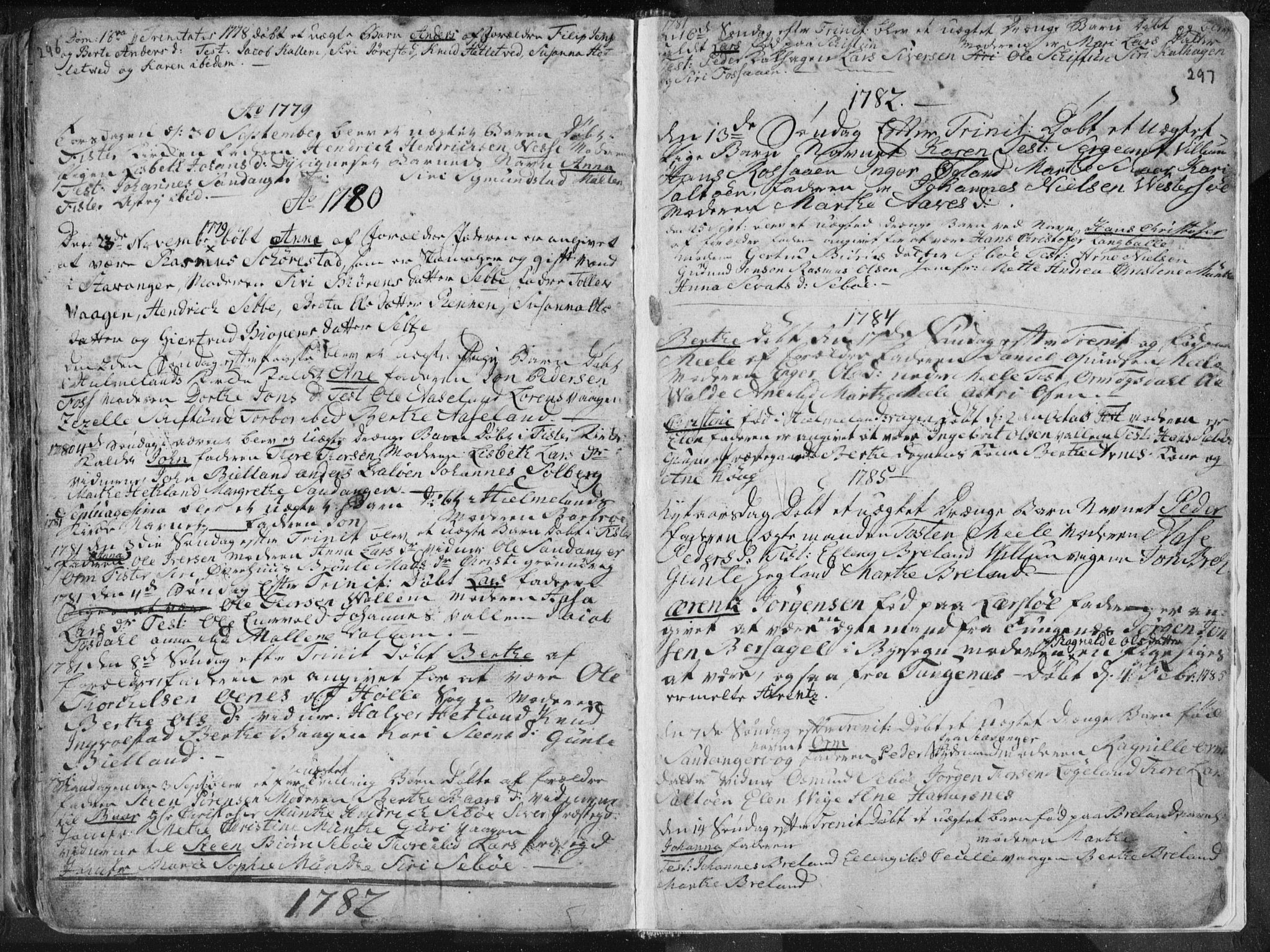 Hjelmeland sokneprestkontor, SAST/A-101843/01/IV/L0001: Parish register (official) no. A 1, 1760-1799, p. 296-297
