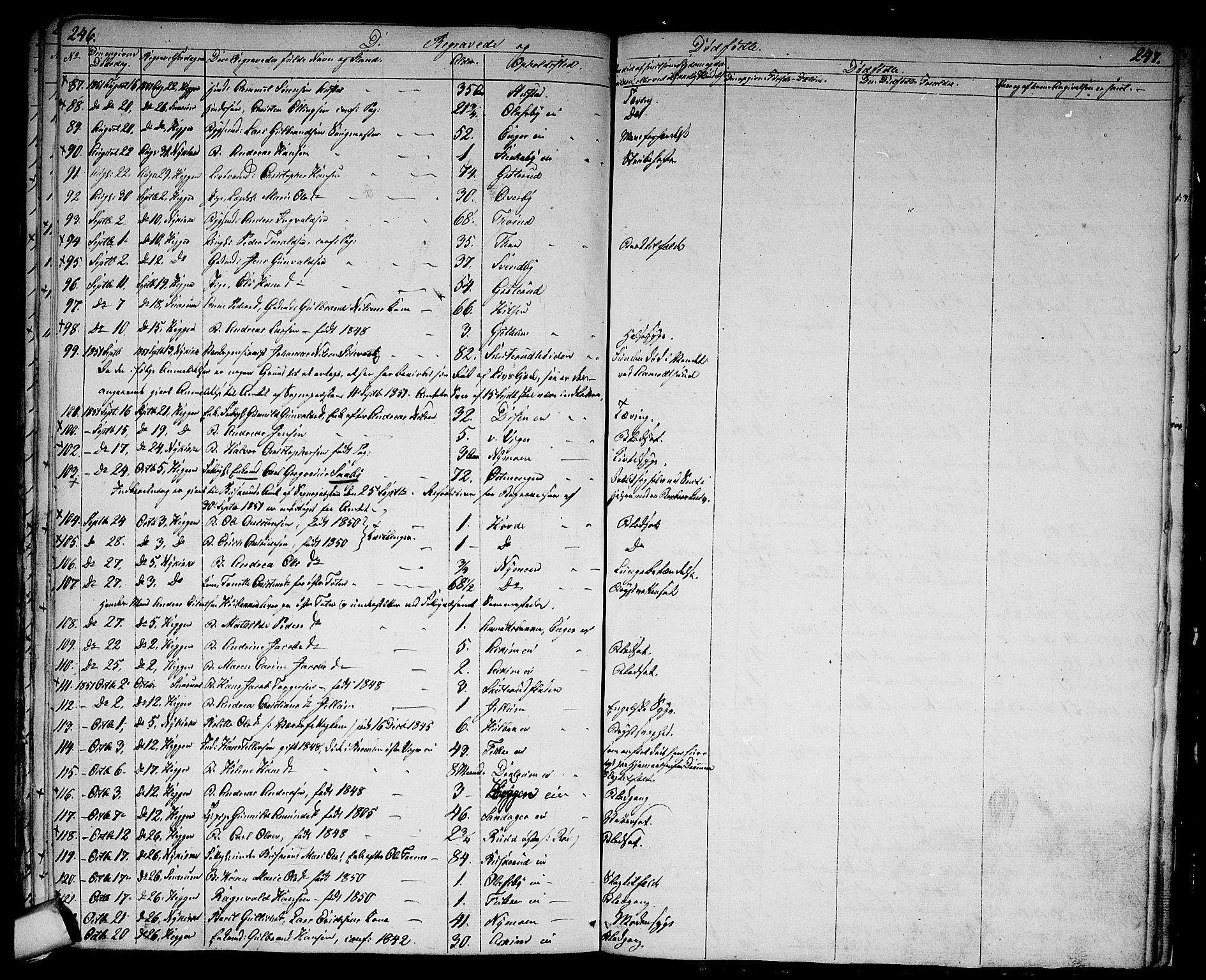 Modum kirkebøker, AV/SAKO-A-234/G/Ga/L0005: Parish register (copy) no. I 5, 1847-1853, p. 246-247