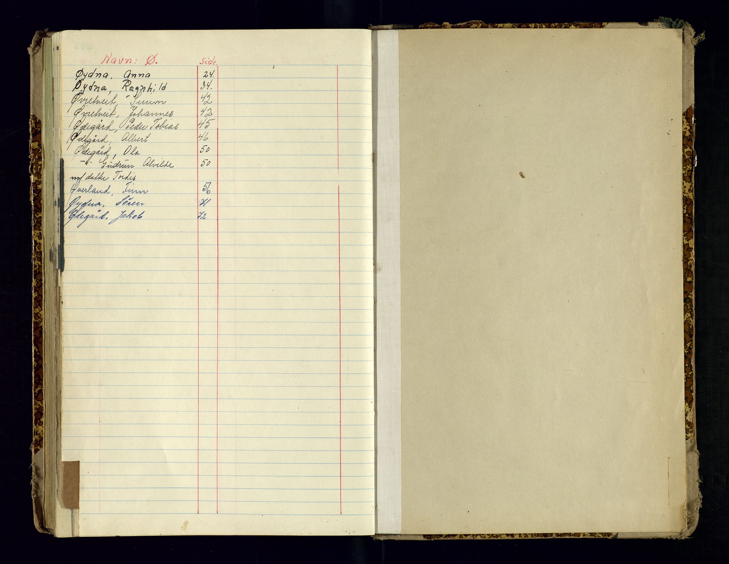 Vest-Agder politikammer, AV/SAK-1243-0008/K/Ka/L0088: Passprotokoll med register, 1946-1951