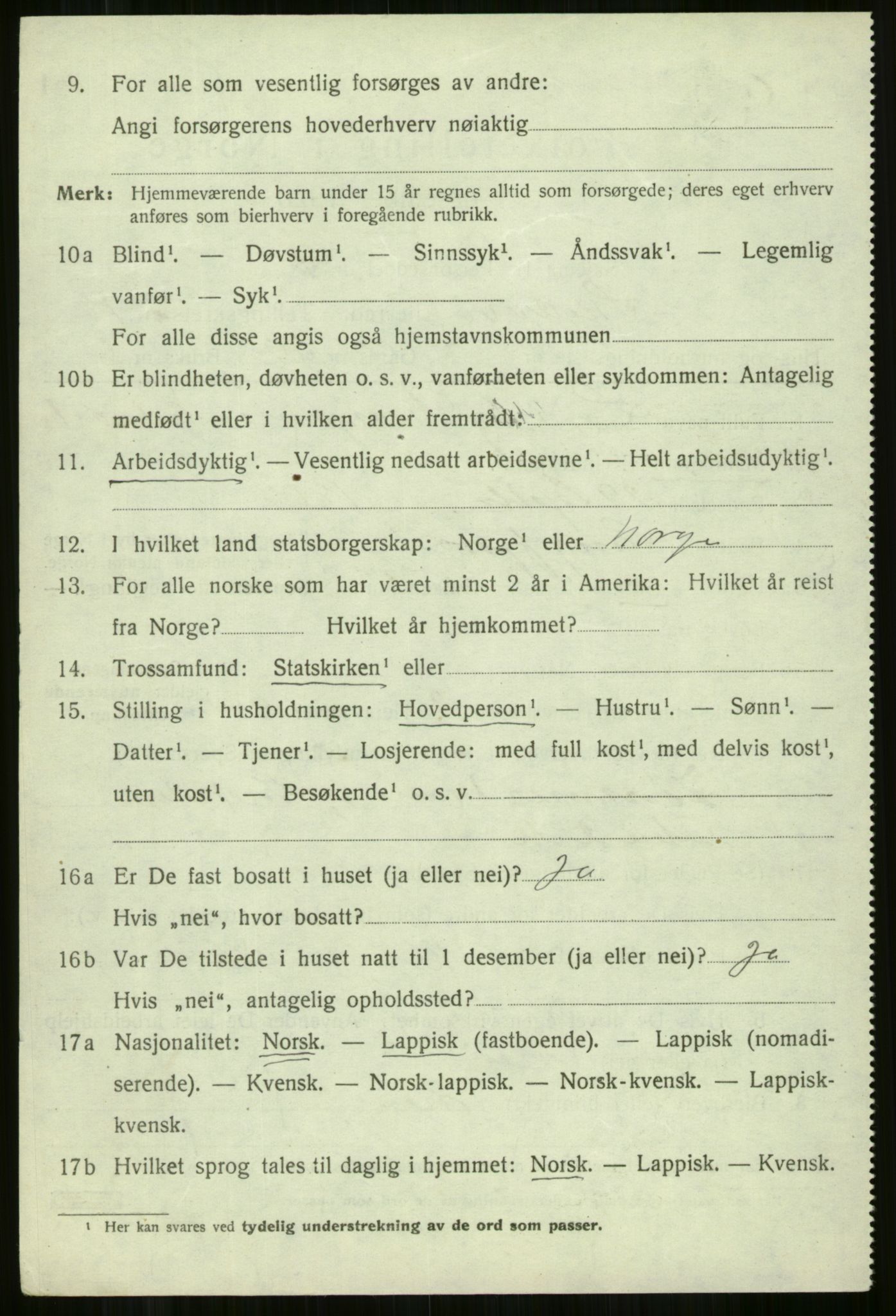 SATØ, 1920 census for Skjervøy, 1920, p. 6286