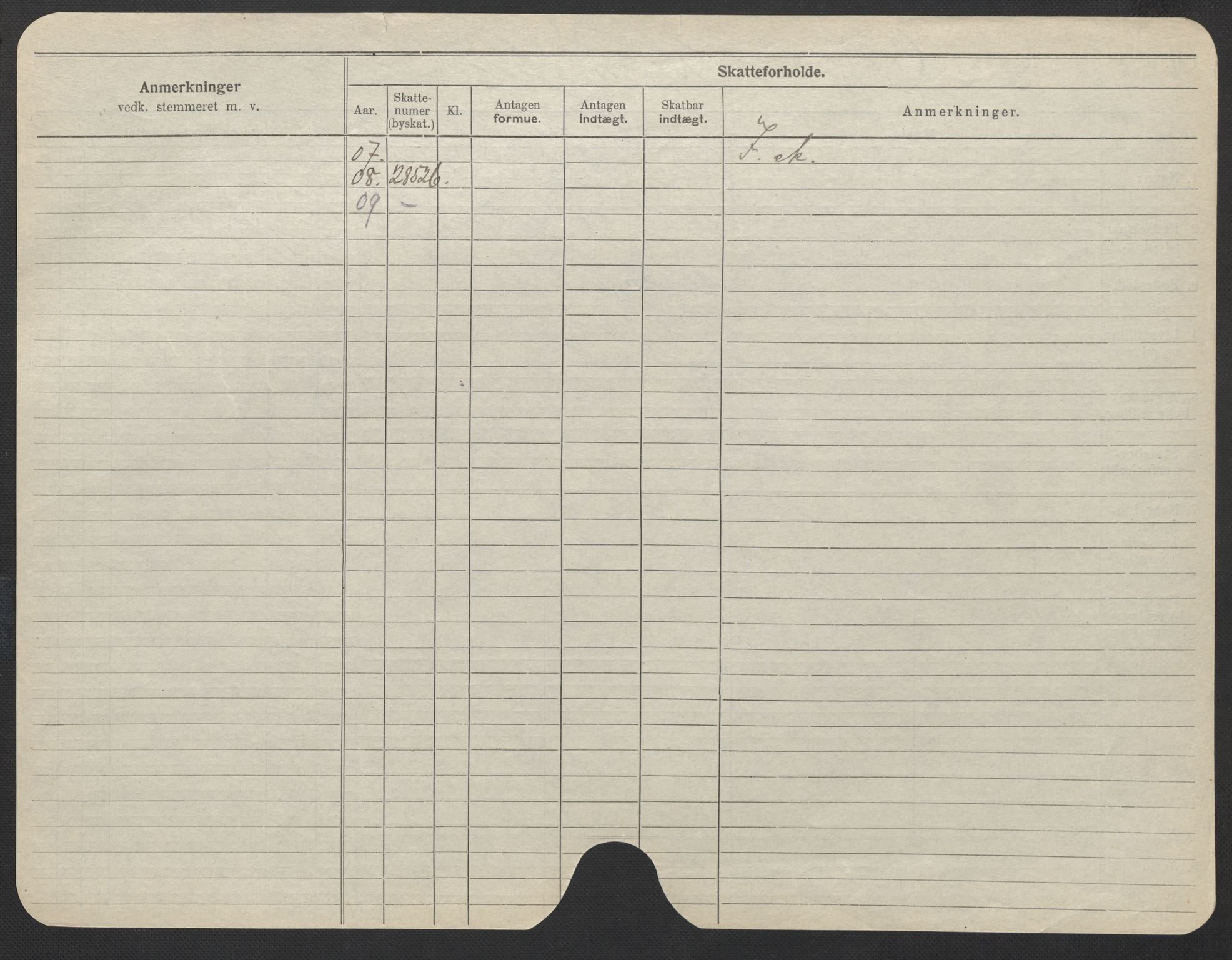 Oslo folkeregister, Registerkort, AV/SAO-A-11715/F/Fa/Fac/L0022: Kvinner, 1906-1914, p. 371b